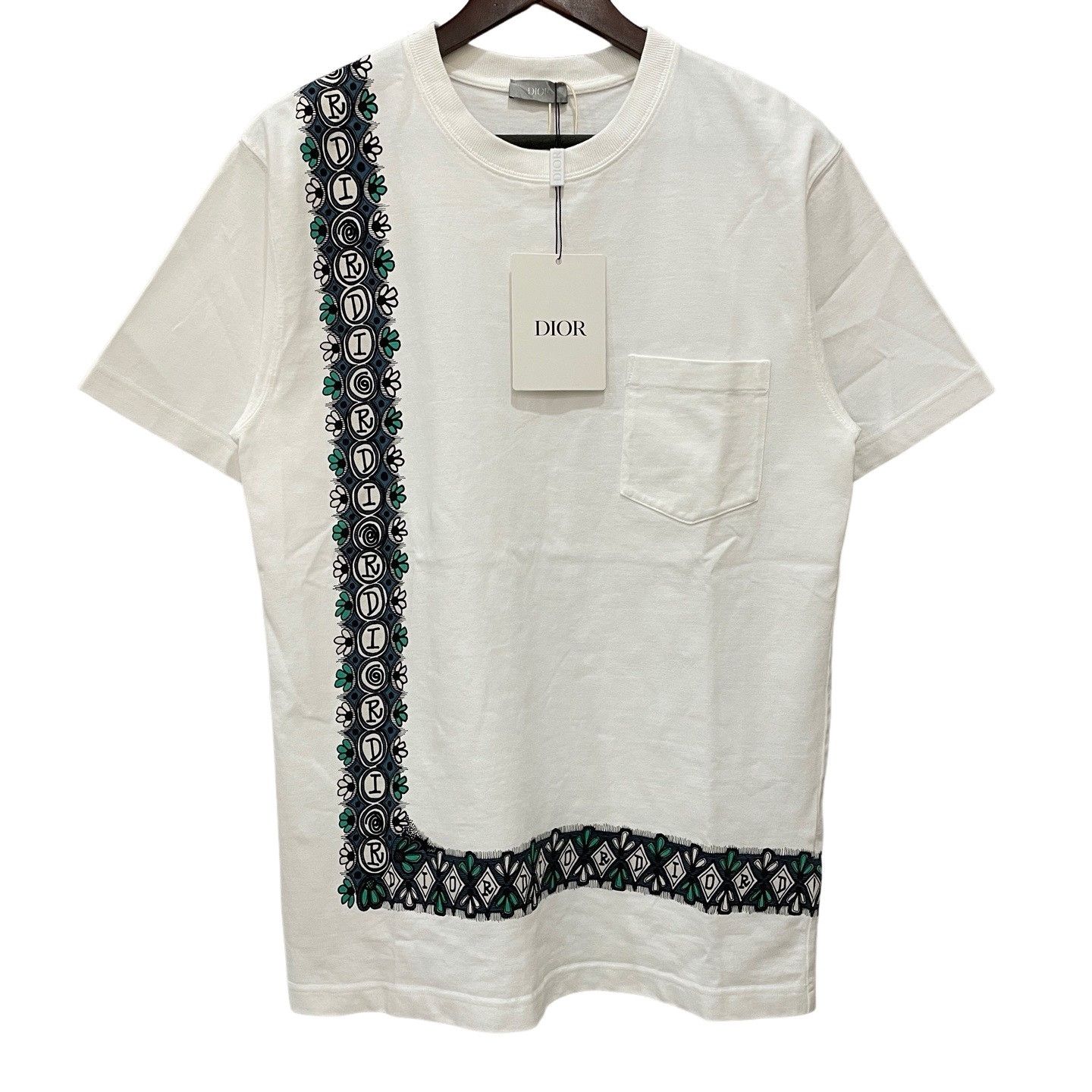 Dior Dior x Stussy Floral Graphic T-Shirt M Size US M / EU 48-50 / 2 - 1 Thumbnail
