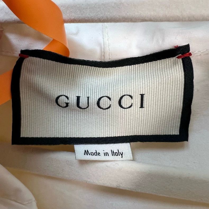 Gucci Gucci Red and green belt beige windbreaker jacket 2501-Next Size US M / EU 48-50 / 2 - 3 Thumbnail