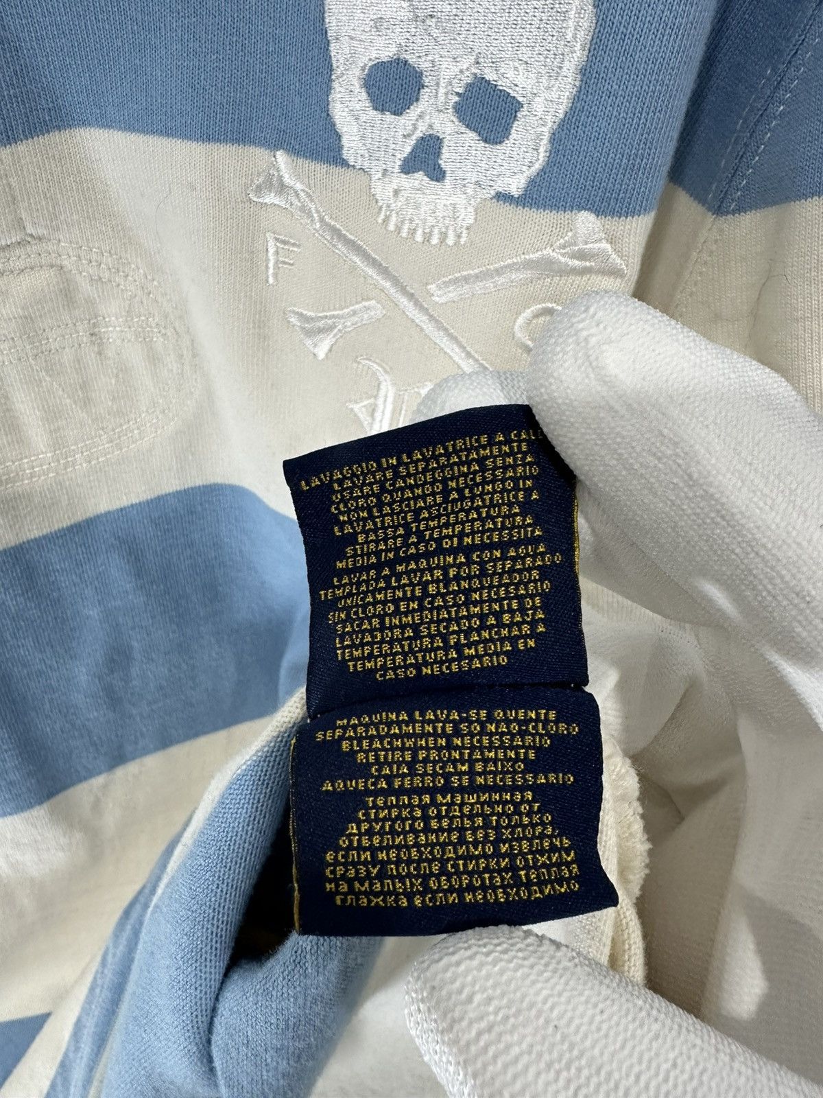Rugby Ralph Lauren Rugby Ralph Lauren Crazy Rugby Baby Blue L Size US L / EU 52-54 / 3 - 8 Thumbnail
