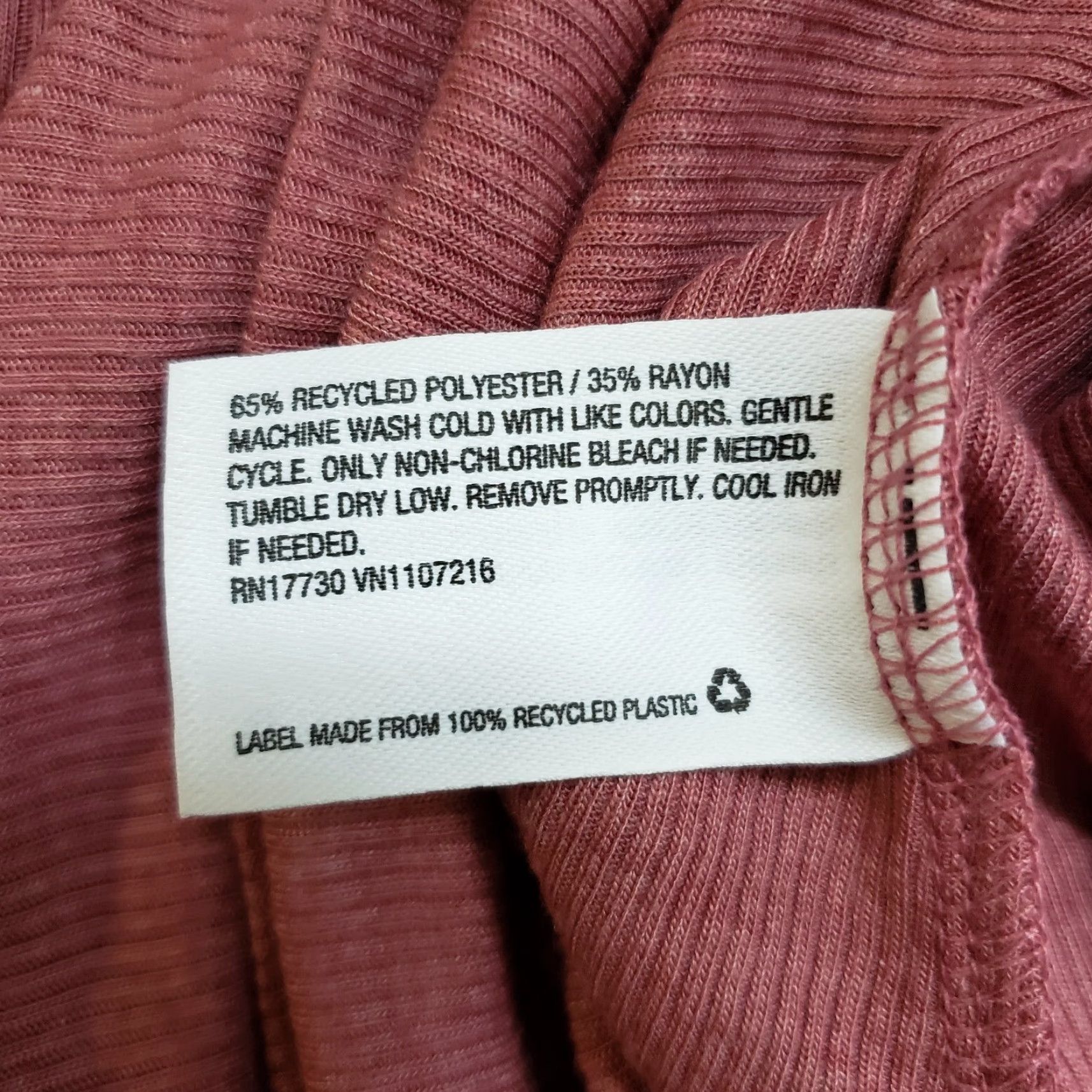 Vintage The Nines by Hatch Womens Ribbed Turtleneck Sz Medium Dusty Rose Long Sleeve Shirt Maternity Blouse Womens Size M / US 6-8 / IT 42-44 - 5 Thumbnail