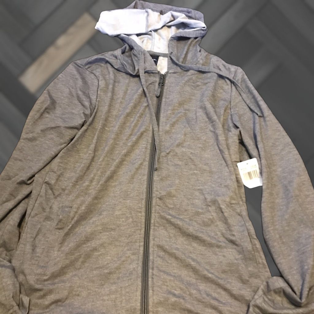 Vintage 32 Degrees Cool Women's Lightweight Jacket S Gray Hoodie Pockets Jacket N/A All Seasons Lightweight Zipper Pocket Gray Womens Size S / US 4 / IT 40 - 1 Thumbnail