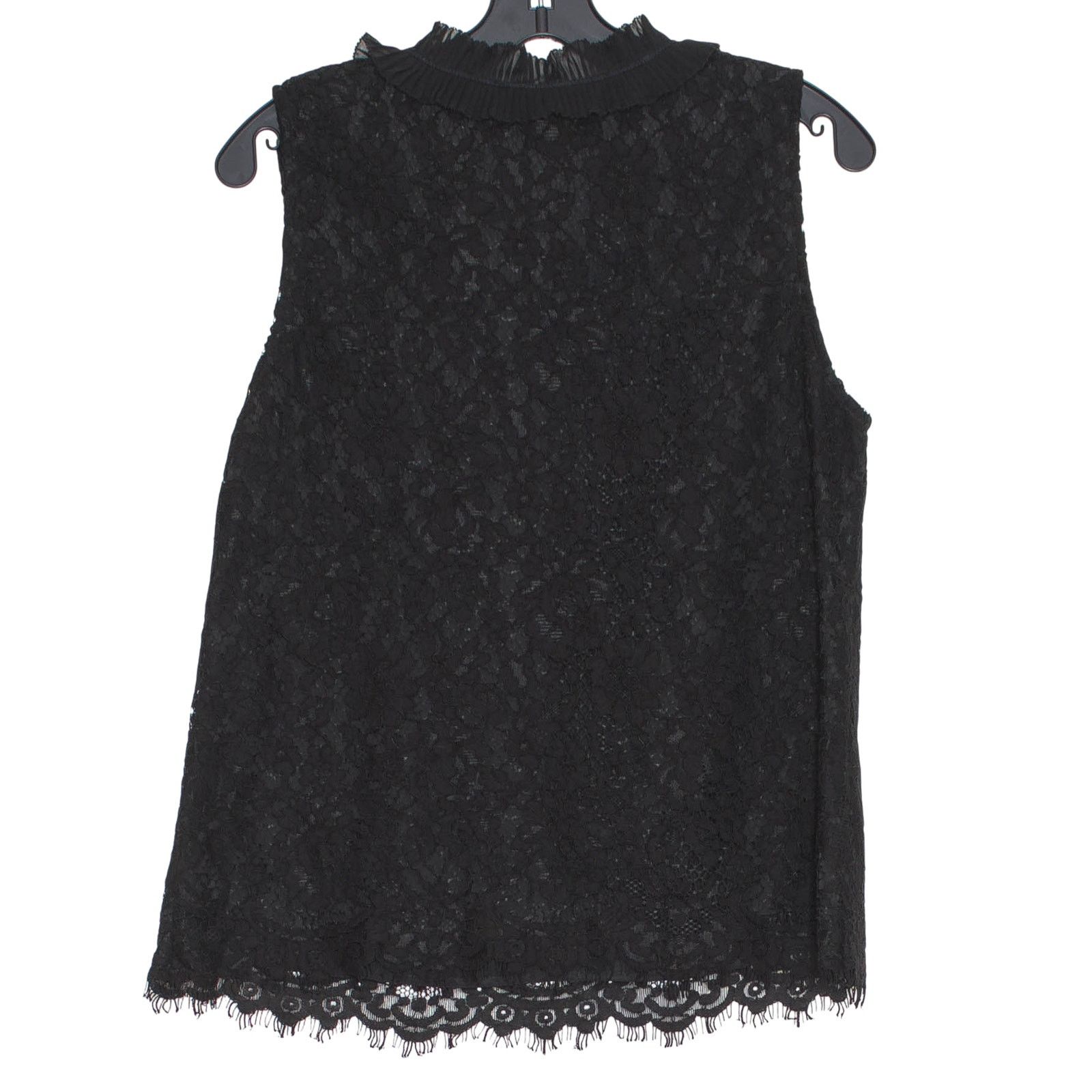 J.Crew NWT J Crew Lace Top Black Floral Sleeveless M Quiet Luxury Size M / US 6-8 / IT 42-44 - 2 Thumbnail