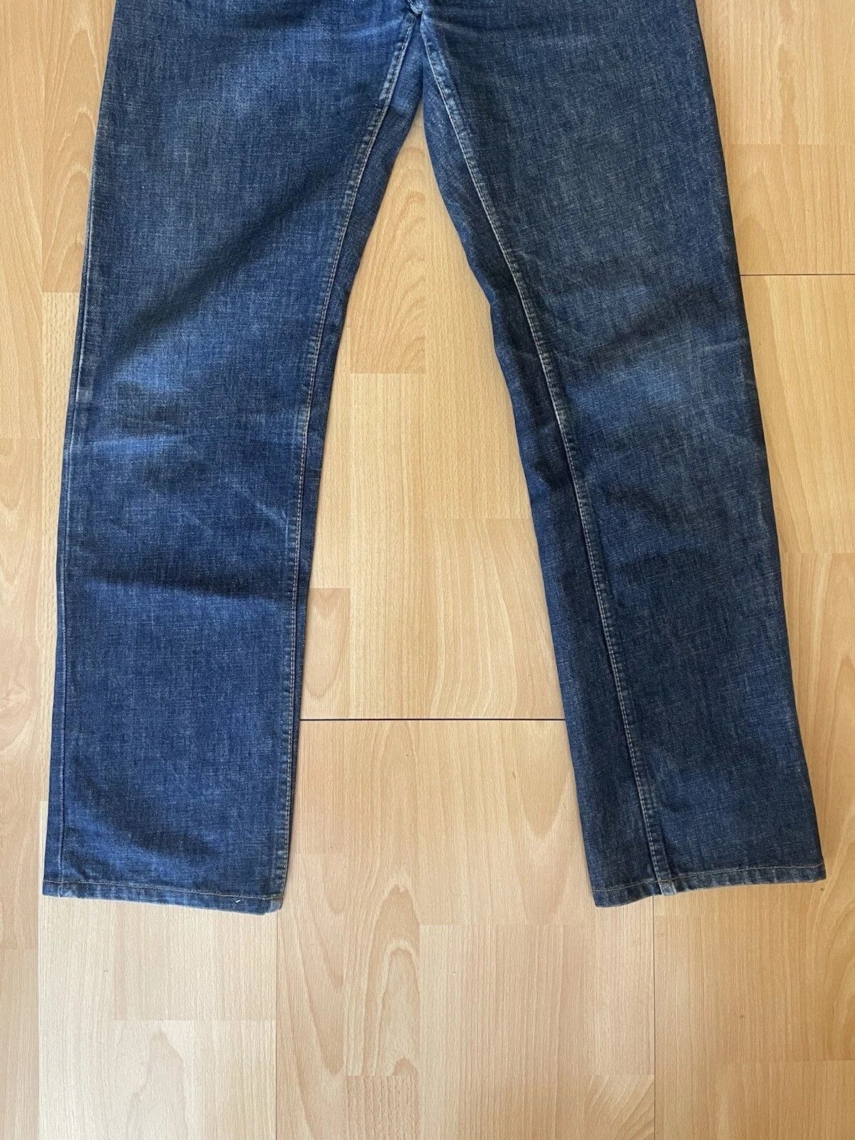 Helmut Lang Vintage Helmut Lang Treated Raw Denim Low Waist Contour Fit Size US 30 / EU 46 - 3 Thumbnail