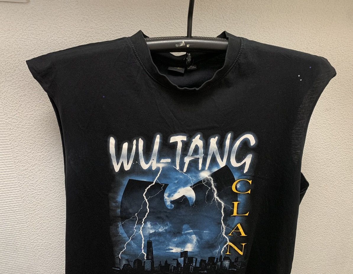 Wu-Tang Clan Wu-Tang clan big logo black sleeveless Xl size vintage Wear Size US XL / EU 56 / 4 - 3 Thumbnail