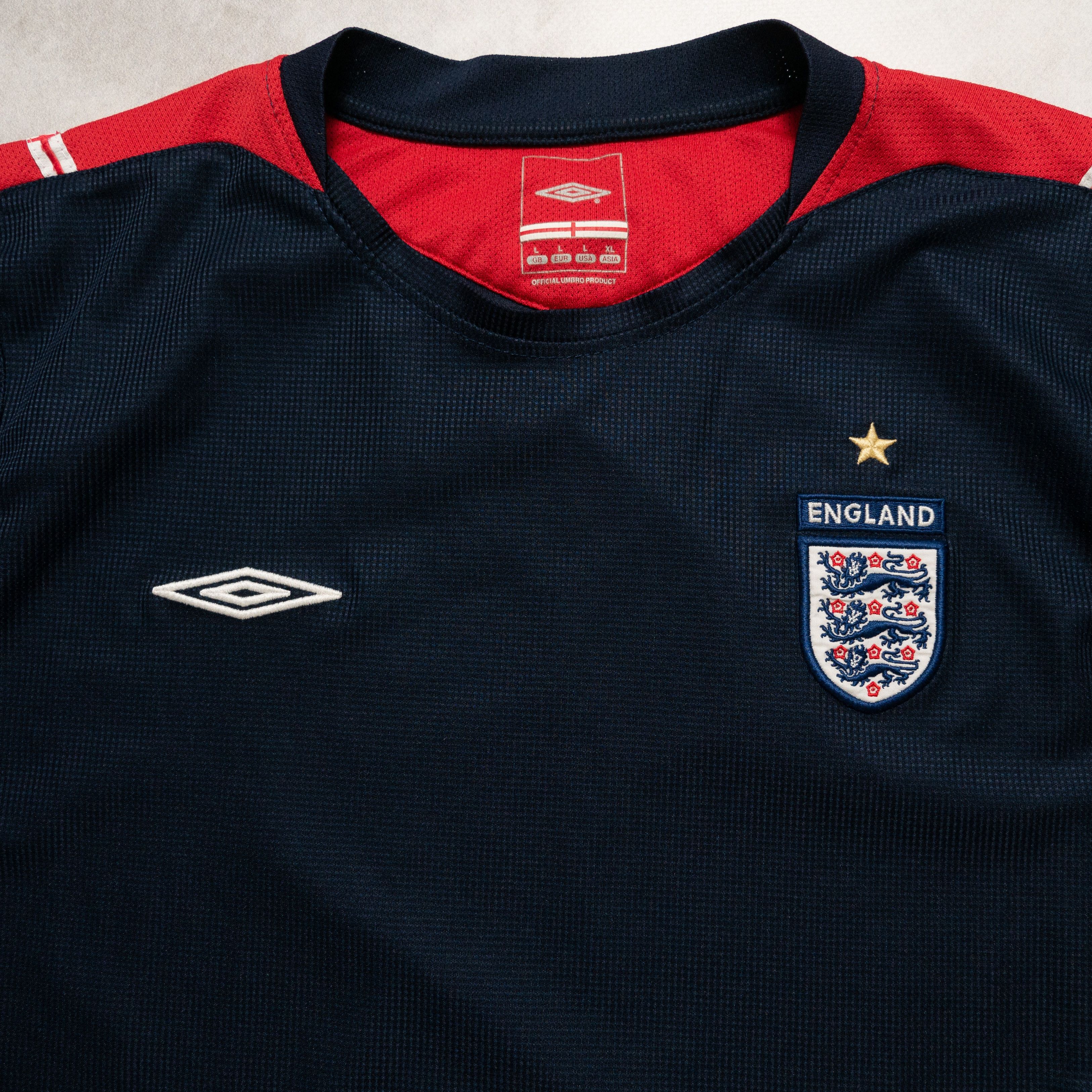 Umbro Vintage 00s Umbro England Training Jersey L Size US L / EU 52-54 / 3 - 3 Thumbnail
