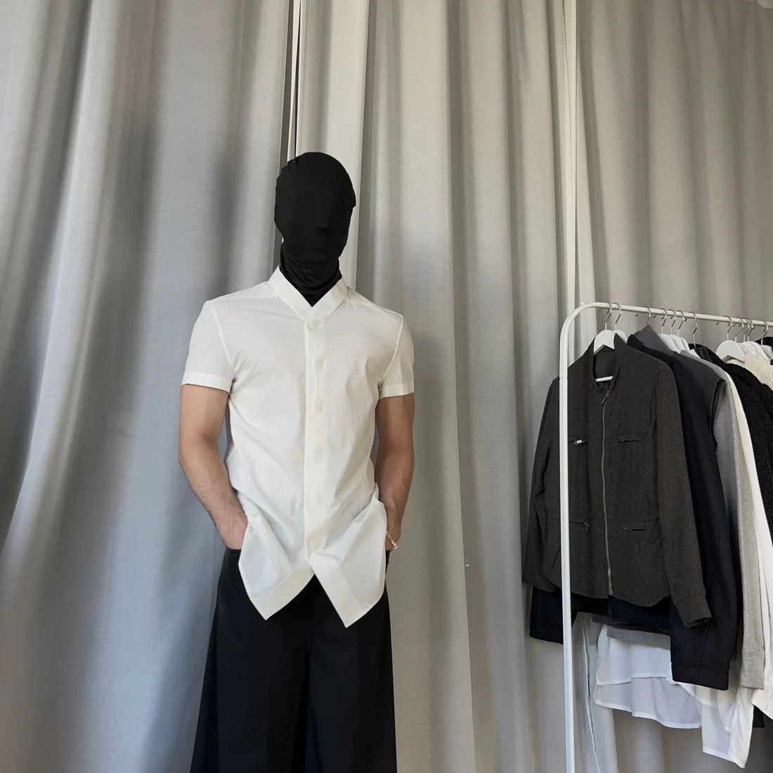 Rick Owens Rick Owens Luxor Golf Shirt - AW23 Size US M / EU 48-50 / 2 - 2 Thumbnail
