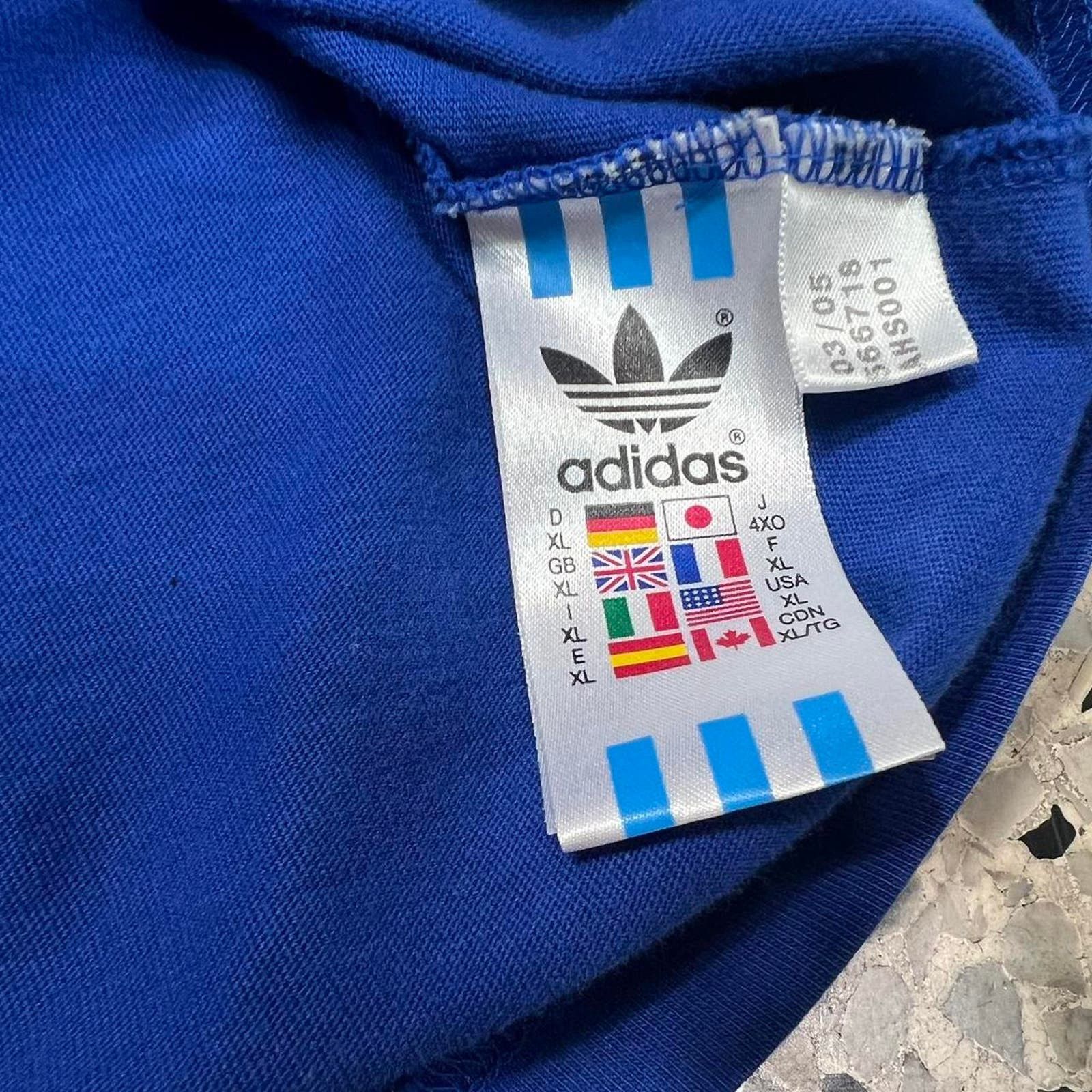 Adidas × Vintage VINTAGE Y2K ILIE NASTASE X ADIDAS PROMO TEE: Size US XL / EU 56 / 4 - 4 Thumbnail