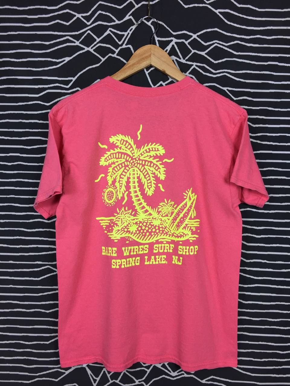 Vintage Bare Wires Surf Shop Spring Lake New Jersey Promo Tee Size US M / EU 48-50 / 2 - 2 Thumbnail