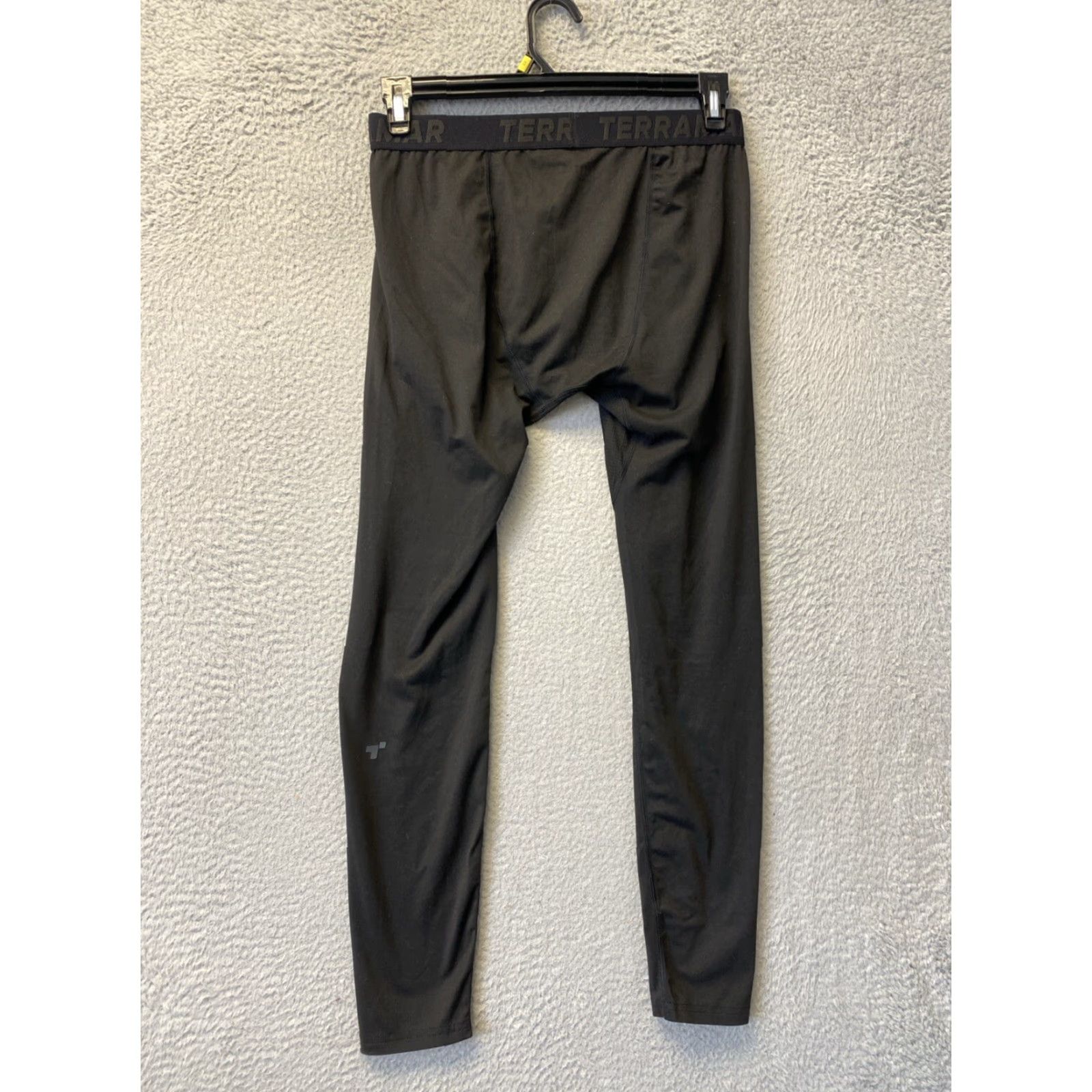 Vintage Terramar Mens M Black Pro Compression Stretch Training Athletic Leggings Shirt? Size US 31 - 3 Thumbnail