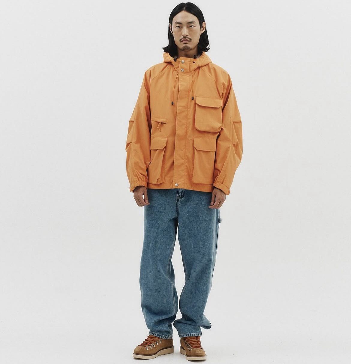 DAIWA PIER39 Outstanding & Co Hunting Hood Jacket Orange Size US XL / EU 56 / 4 - 11 Thumbnail
