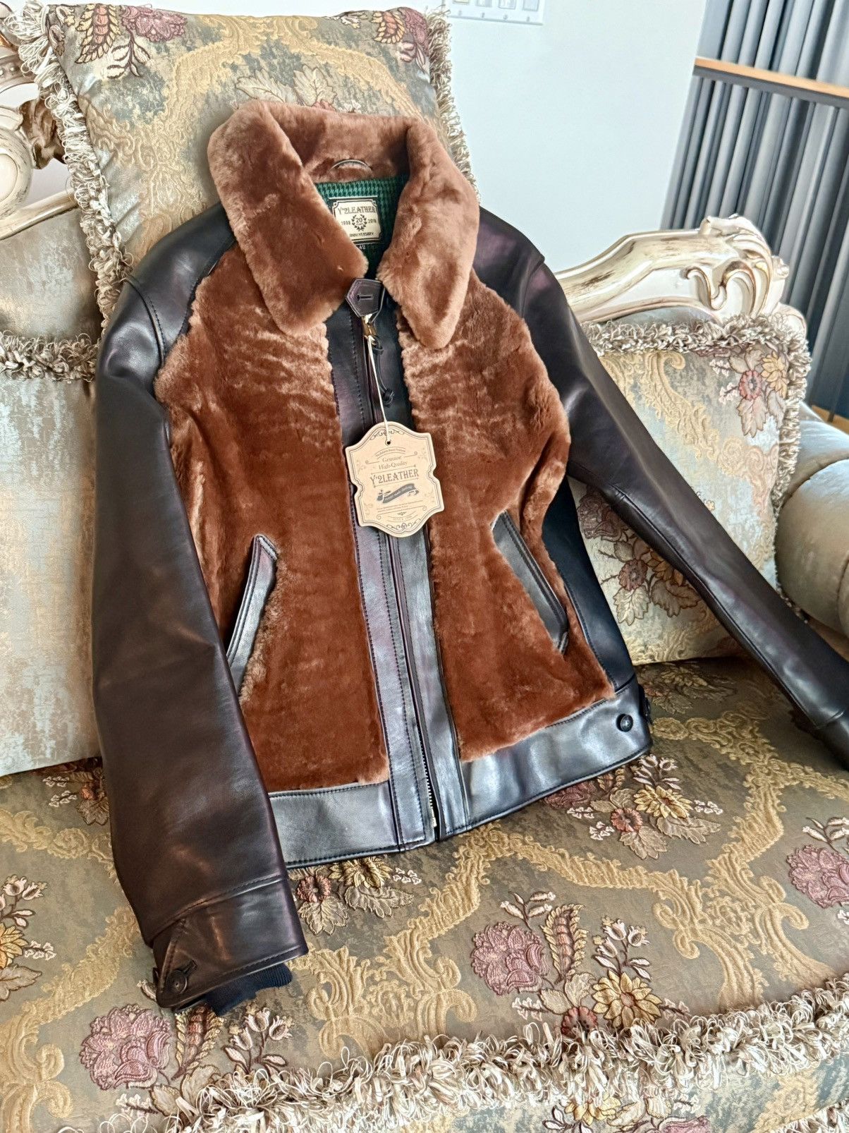 Y'2 LEATHER 1930S GRIZZLY JACKET 20th Anniversary Model Rare