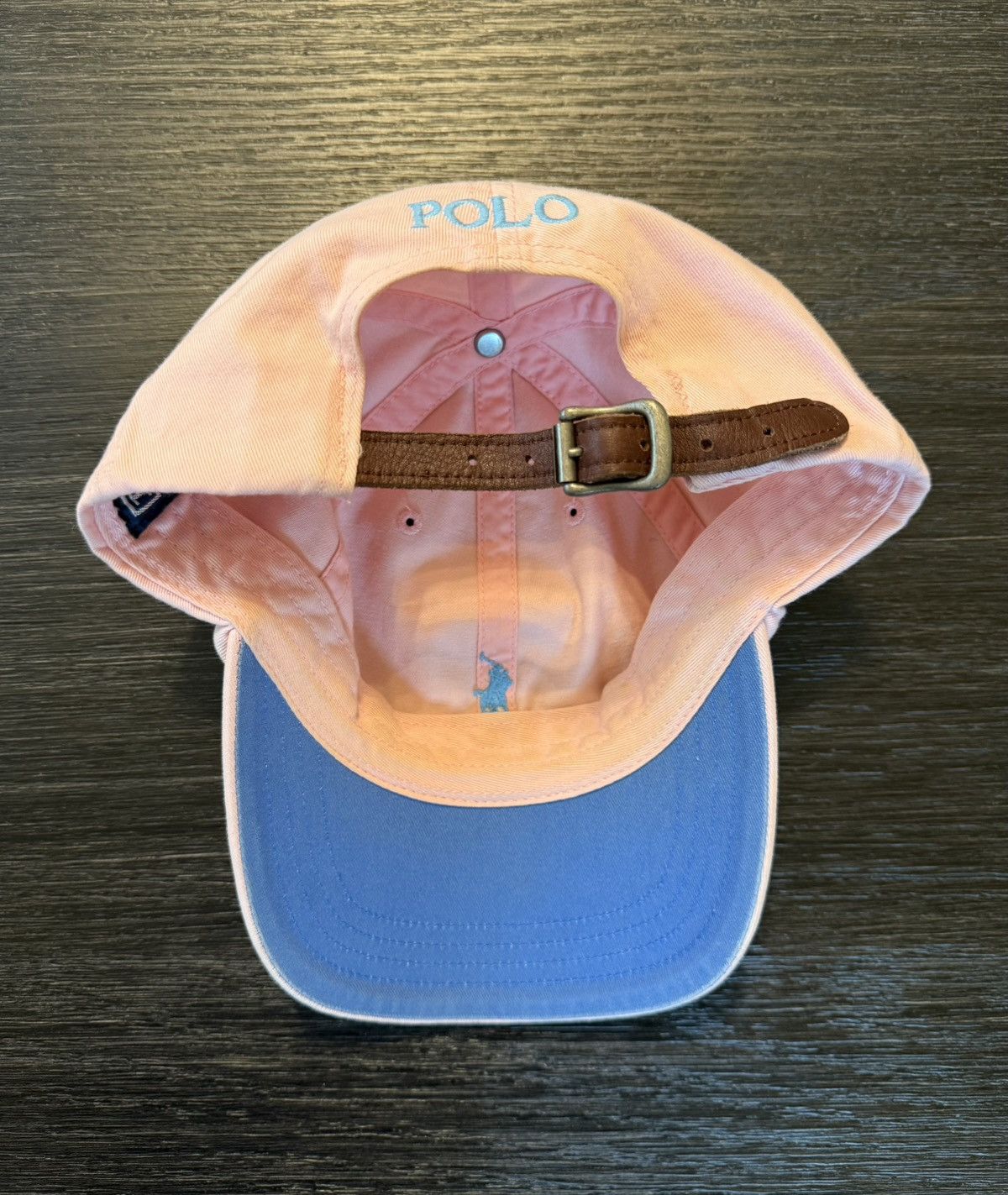Polo Ralph Lauren Vintage Polo Ralph Lauren Pink Strapback Hat Cap Size ONE SIZE - 1 Thumbnail