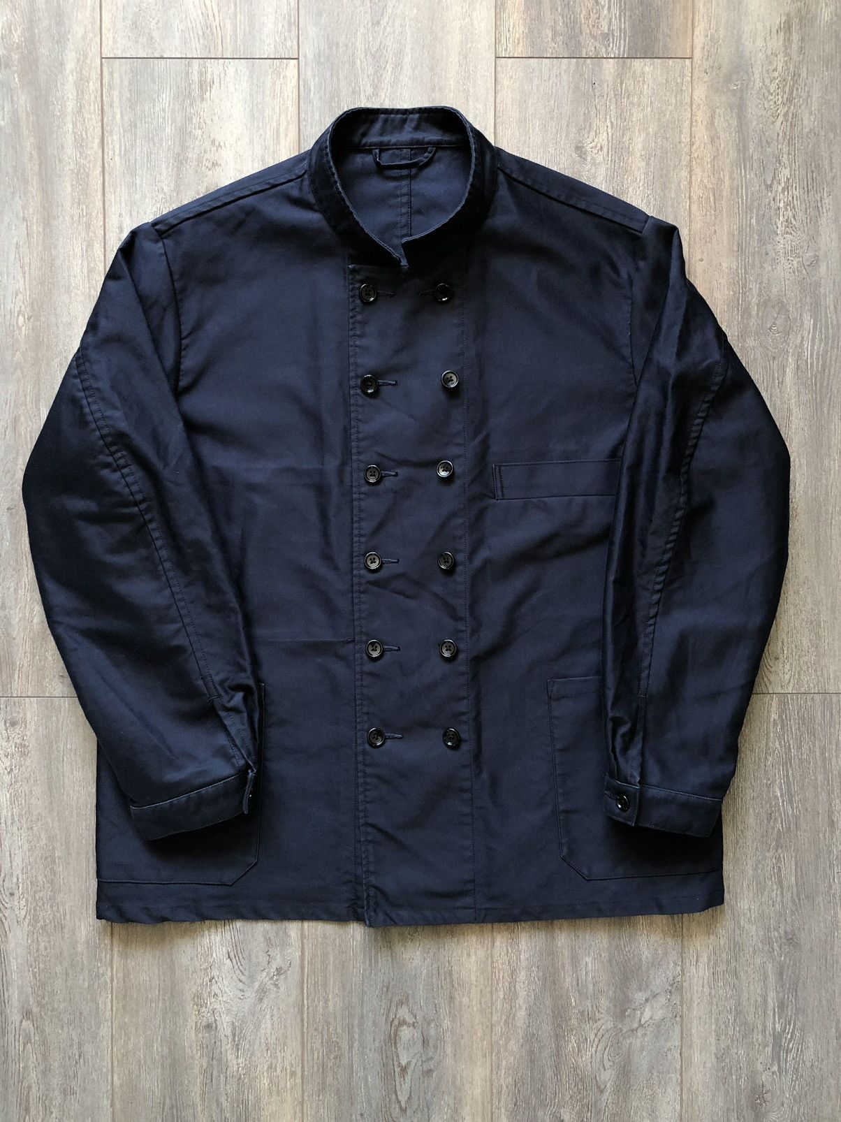 *A VONTADE × Japanese Brand DOUBLE BREASTED AVANT GARDE JACKET dark navy Size US L / EU 52-54 / 3 - 1 Thumbnail