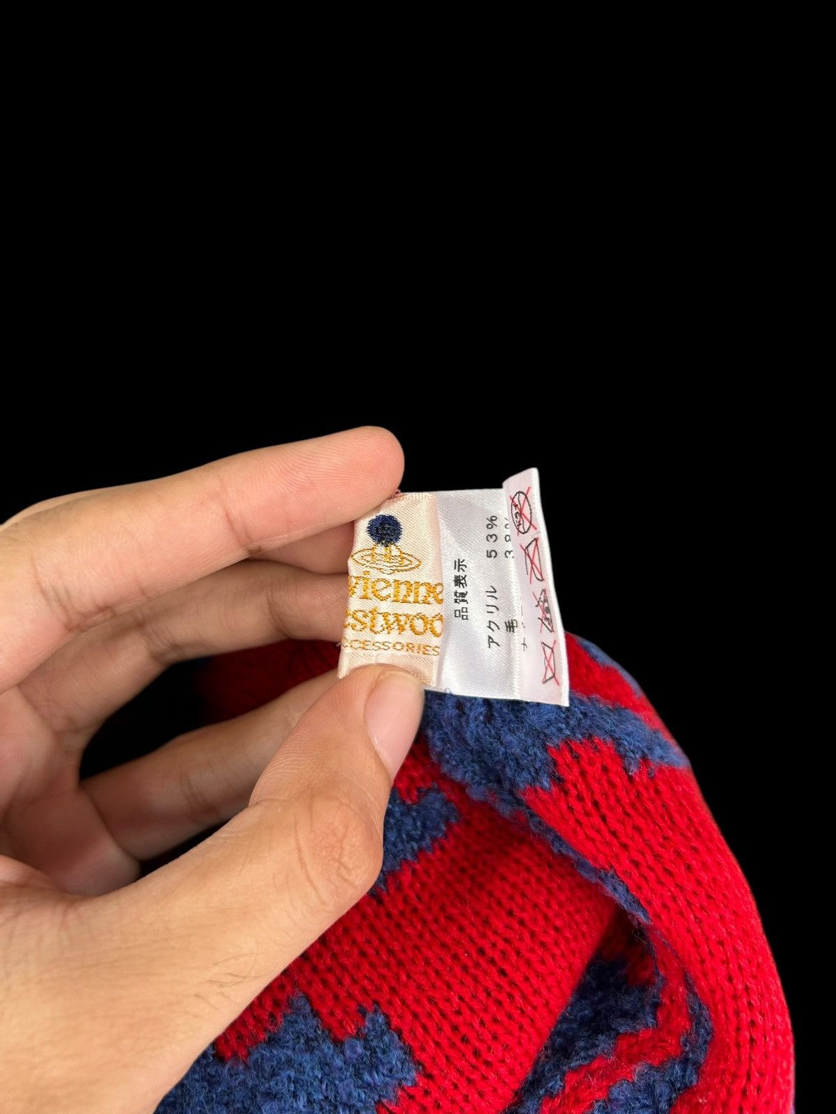 Vivienne Westwood Vivienne Westwood Orb Logo Knitted Rare Design Beanie Hats Size ONE SIZE - 9 Thumbnail
