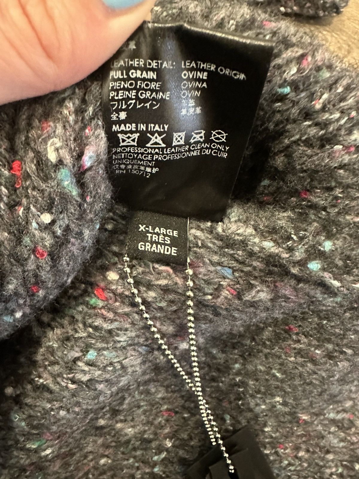 Amiri Amiri Space Dye Overshirt in Black XL Size US XL / EU 56 / 4 - 9 Thumbnail