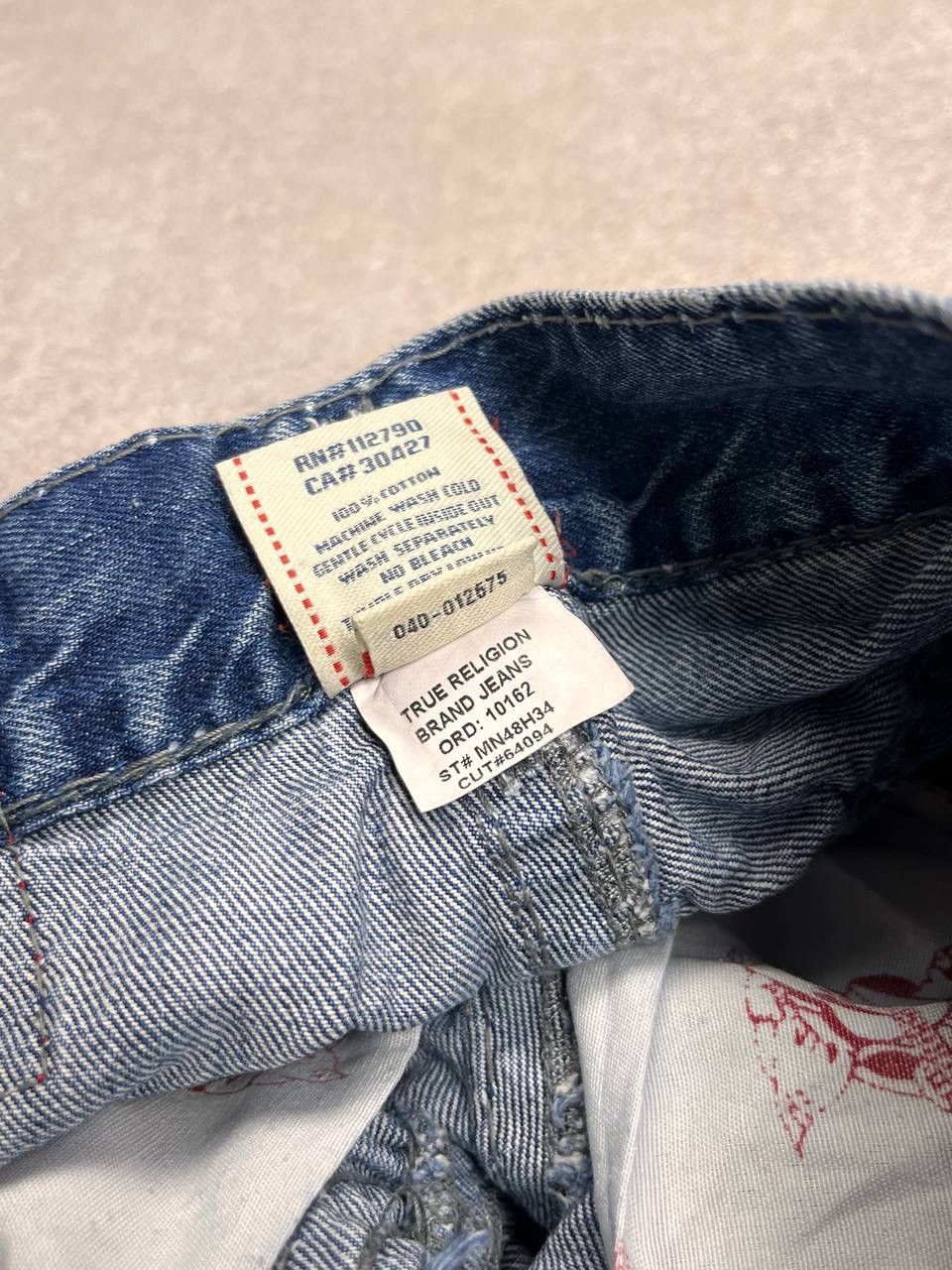 True Religion Vintage True Religion Chief Keef Style Baggy Jeans Y2K 29 Size US 29 - 11 Thumbnail