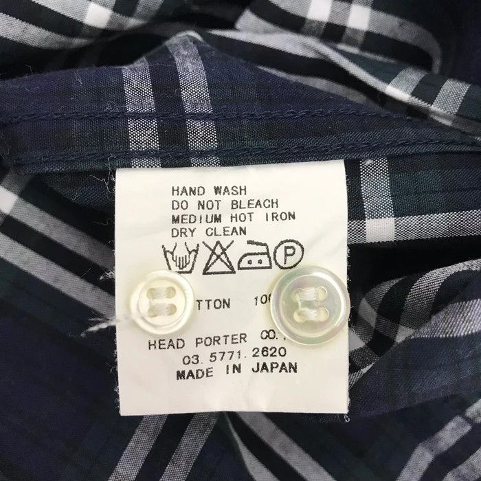 Head Porter × Japanese Brand × Porter SY0191 HEAD PORTER PLUS JAPAN SHIRTS CHECKED Size US M / EU 48-50 / 2 - 8 Thumbnail