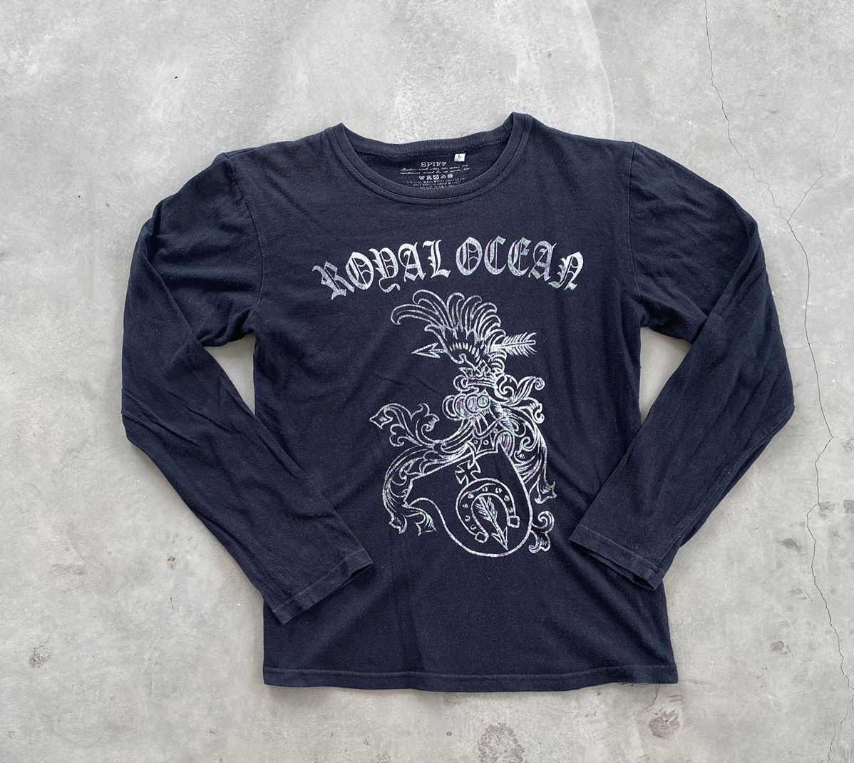 Japanese Brand VINTAGE SPIFF ROYAL OCEAN TEE Size US L / EU 52-54 / 3 - 1 Thumbnail