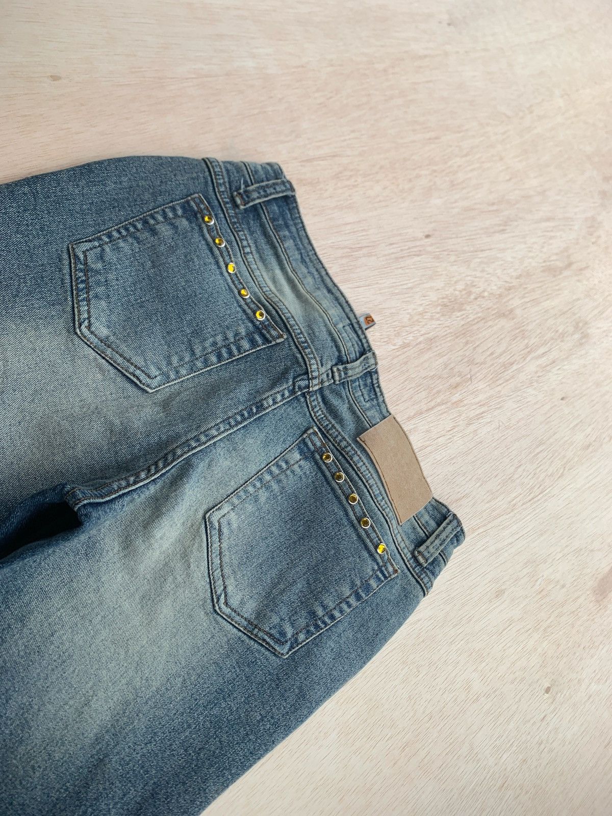 Hysteric Glamour × If Six Was Nine × Japanese Brand Flare C.O.X Cosmo Studded Jeans Bootcut Size US 28 / EU 44 - 4 Thumbnail