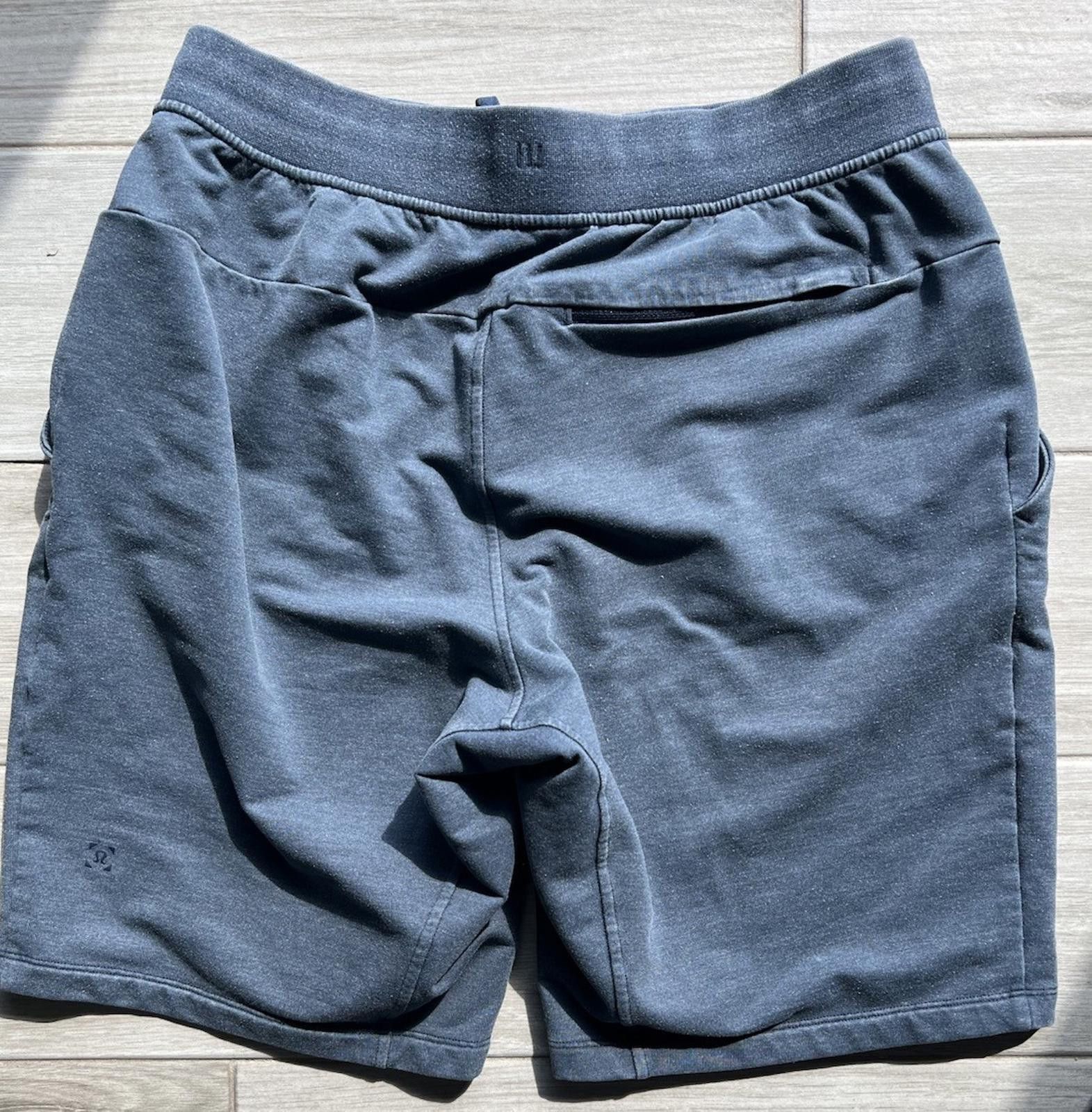 Lululemon Lululemon Blue Heathered City Sweat stretch Terry shorts Size US 32 / EU 48 - 5 Thumbnail