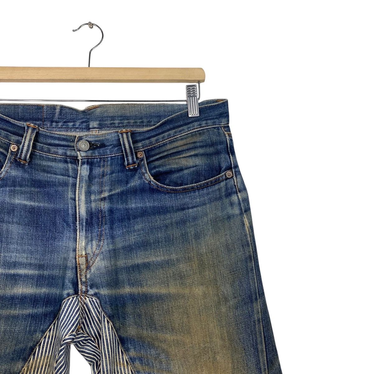 KOJIMA GENES Kojima Genes half hickori distress denim Size US 34 / EU 50 - 5 Thumbnail