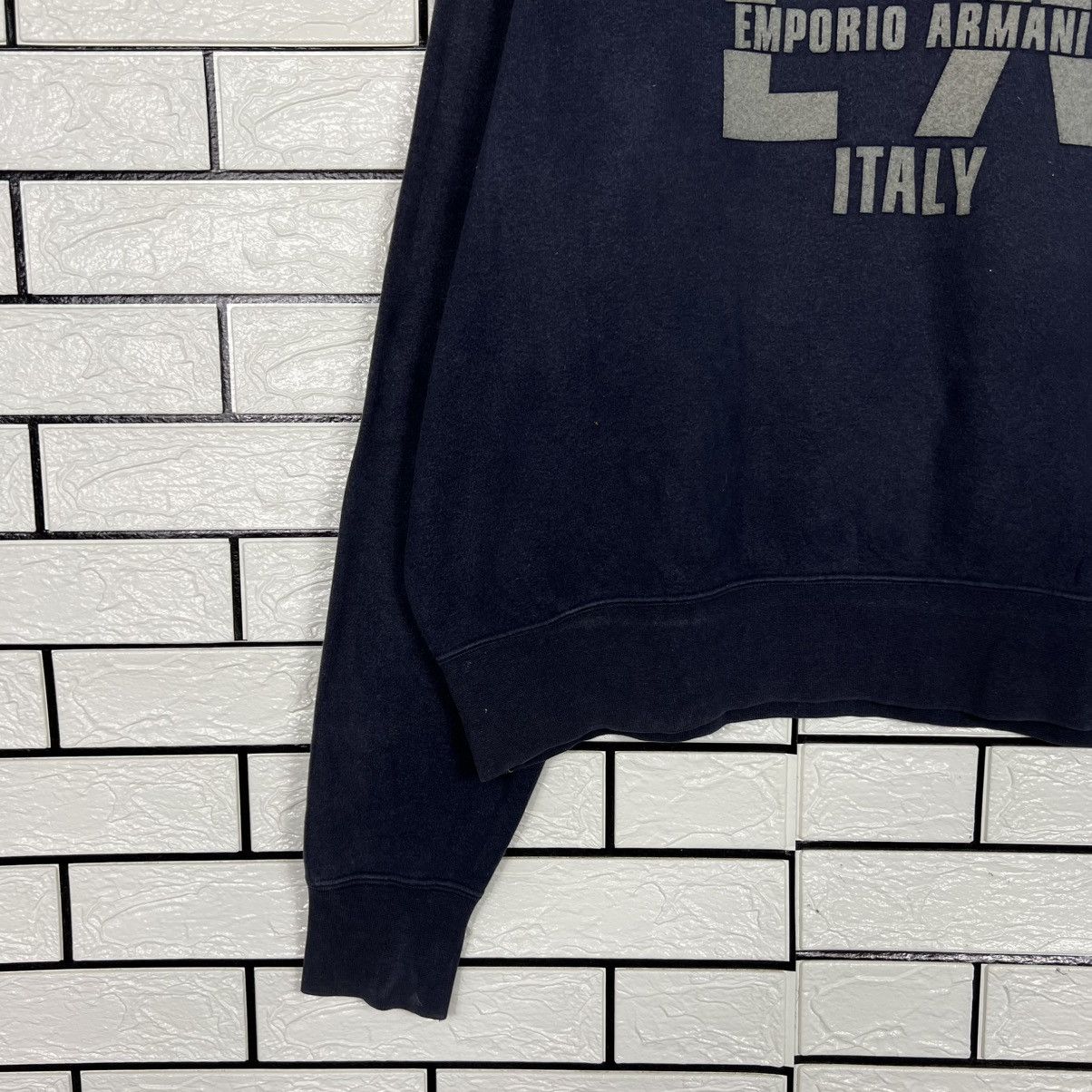 Emporio Armani EMPORIO ARMANI ITALY Cropped Crewneck Sweatshirt #4023-C183 Size M / US 6-8 / IT 42-44 - 6 Thumbnail
