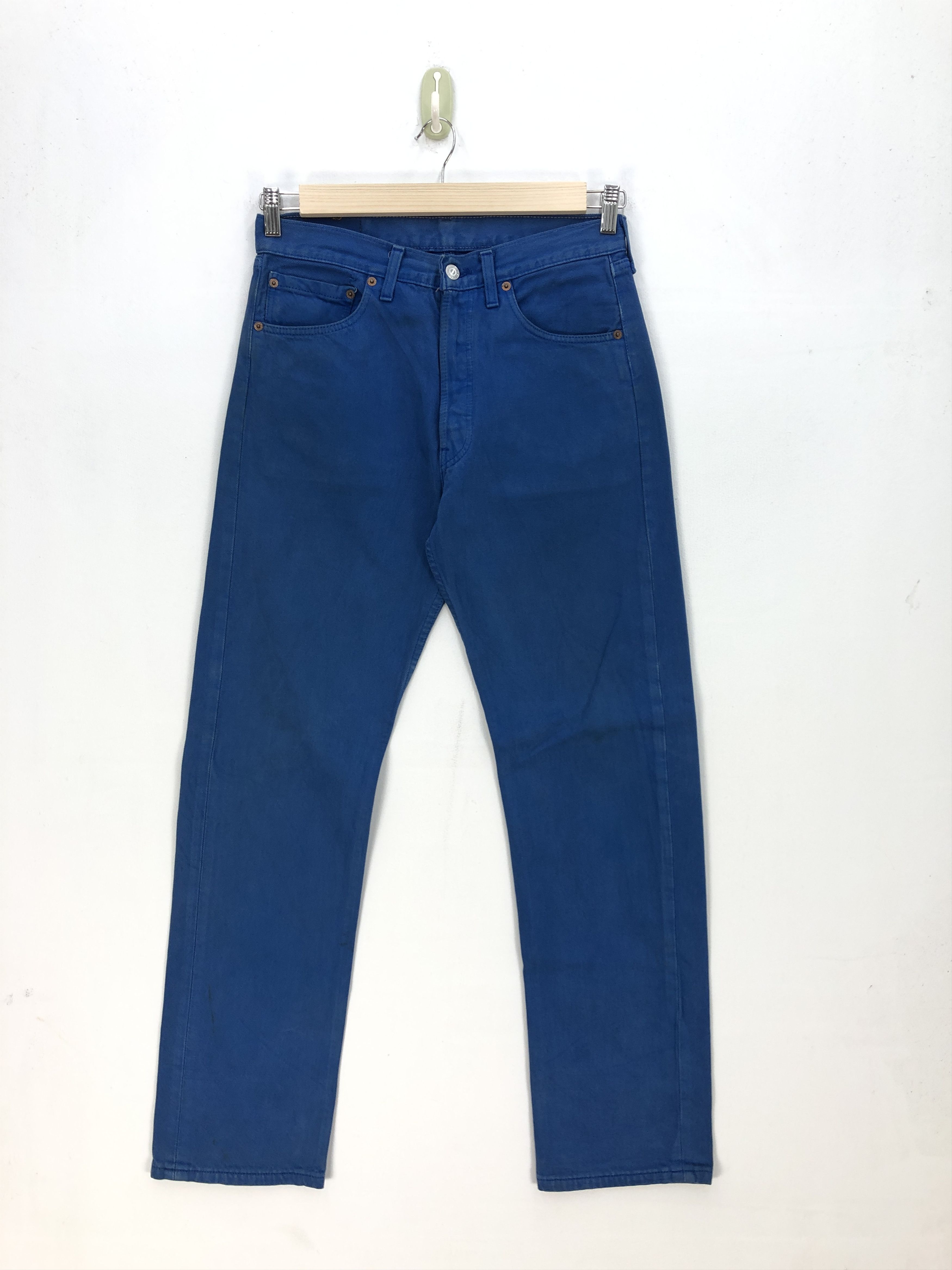 Levi's Vintage Levi's 501 Jeans Levis Super Blue Denim Pants Size US 30 / EU 46 - 1 Thumbnail