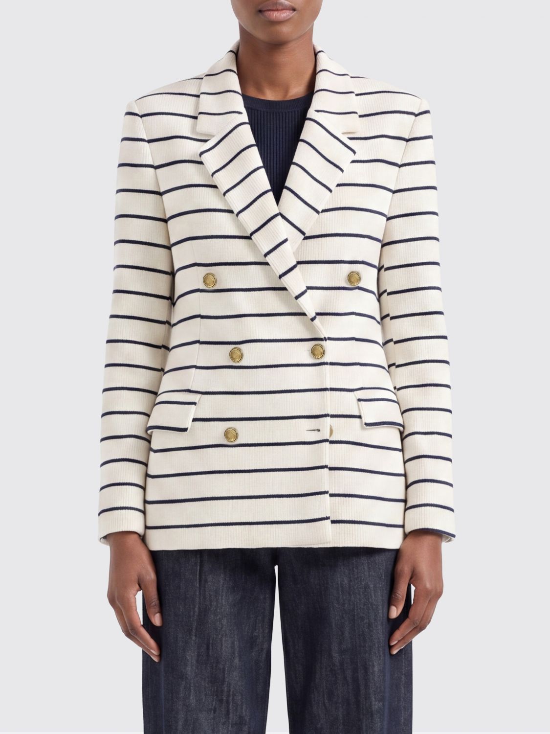 Brunello Cucinelli Brunello Cucinelli Jacket Woman Multicolor Size S / US 4 / IT 40 - 1 Thumbnail