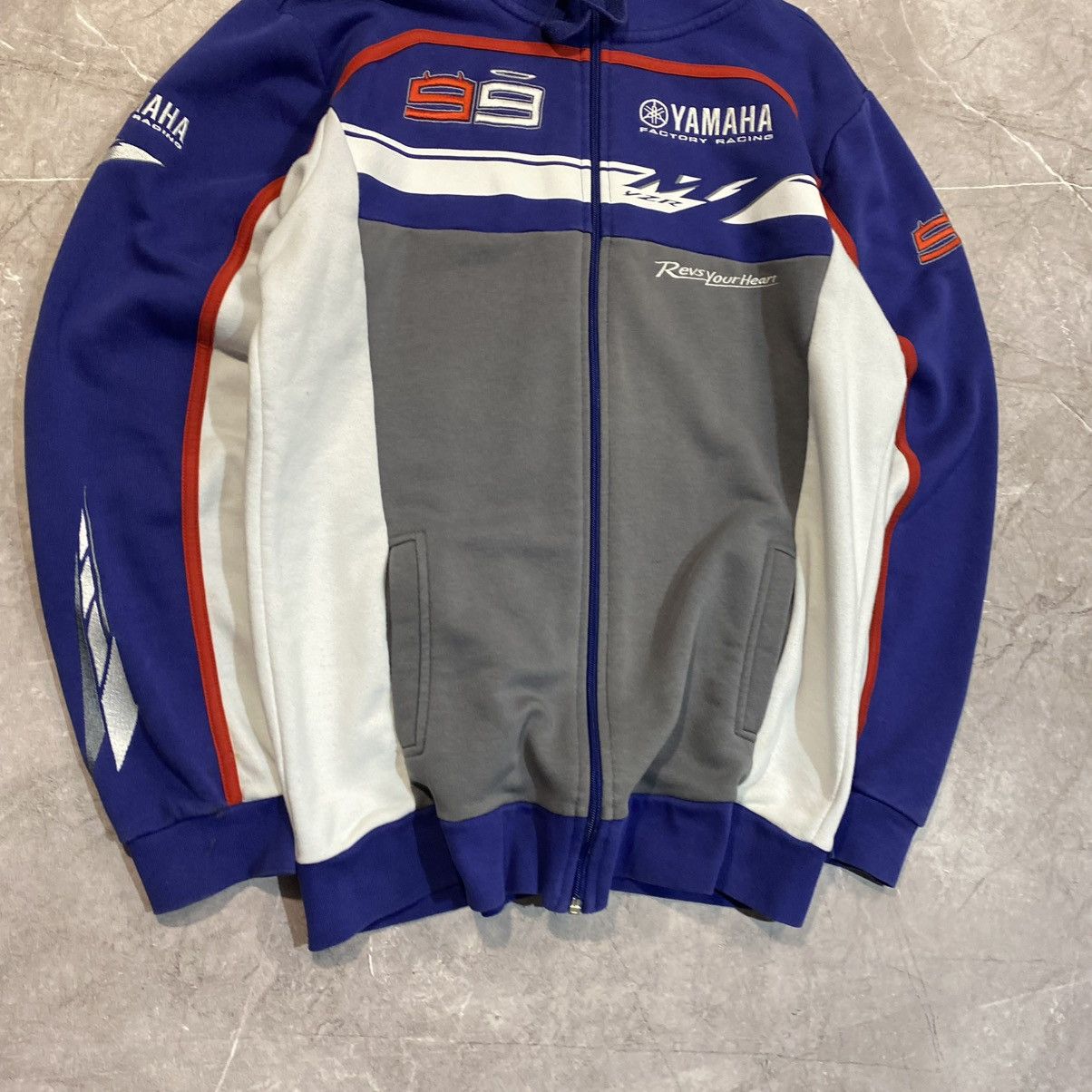 Yamaha VINTAGE YAMAHA RACING BIG LOGO ZIP HOODIE Size US M / EU 48-50 / 2 - 10 Thumbnail