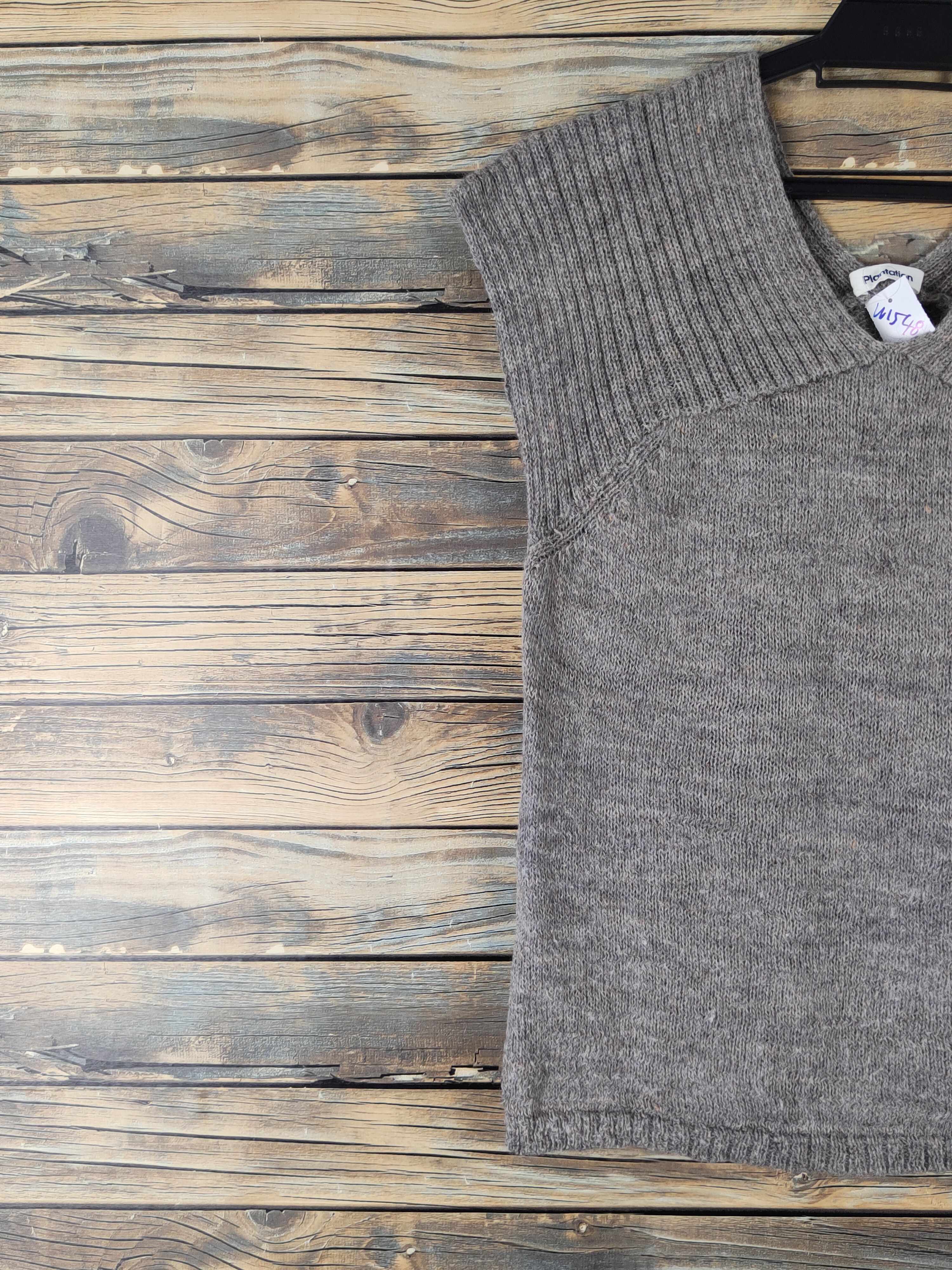 Issey Miyake D Plantation issey miyake Gray Knitwear Tank Tops #W1548 Size M / US 6-8 / IT 42-44 - 3 Thumbnail