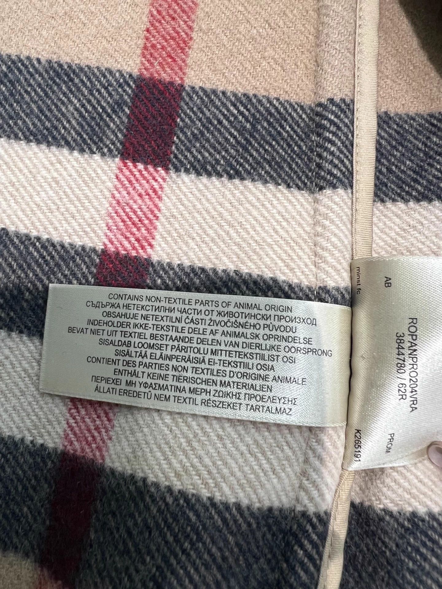 Burberry Burberry 99 New Wool Coat UK4 Black Size XS / US 0-2 / IT 36-38 - 9 Thumbnail