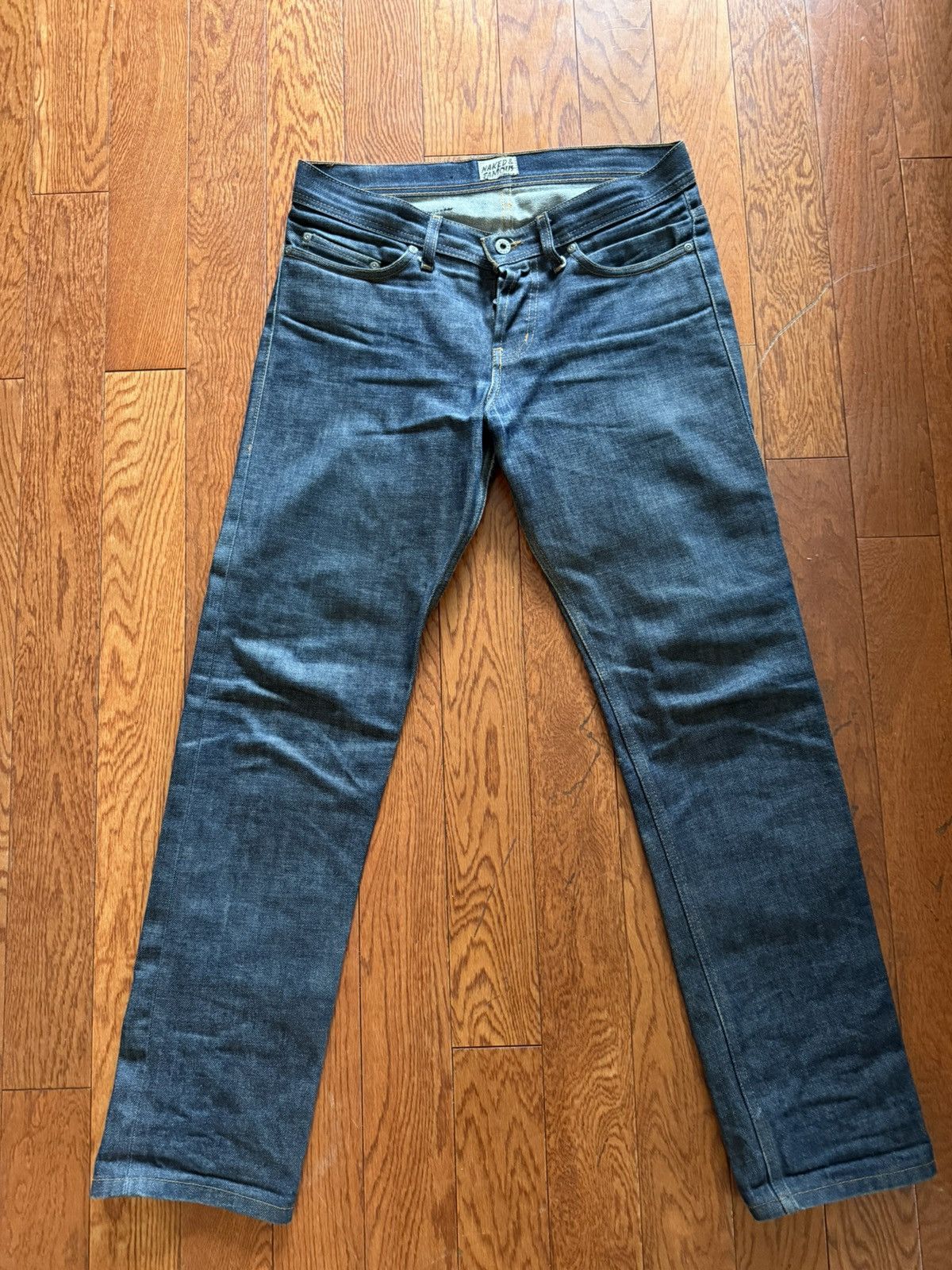 Naked & Famous Weird Guy Dirty Fade Selvedge Size US 30 / EU 46 - 1 Thumbnail