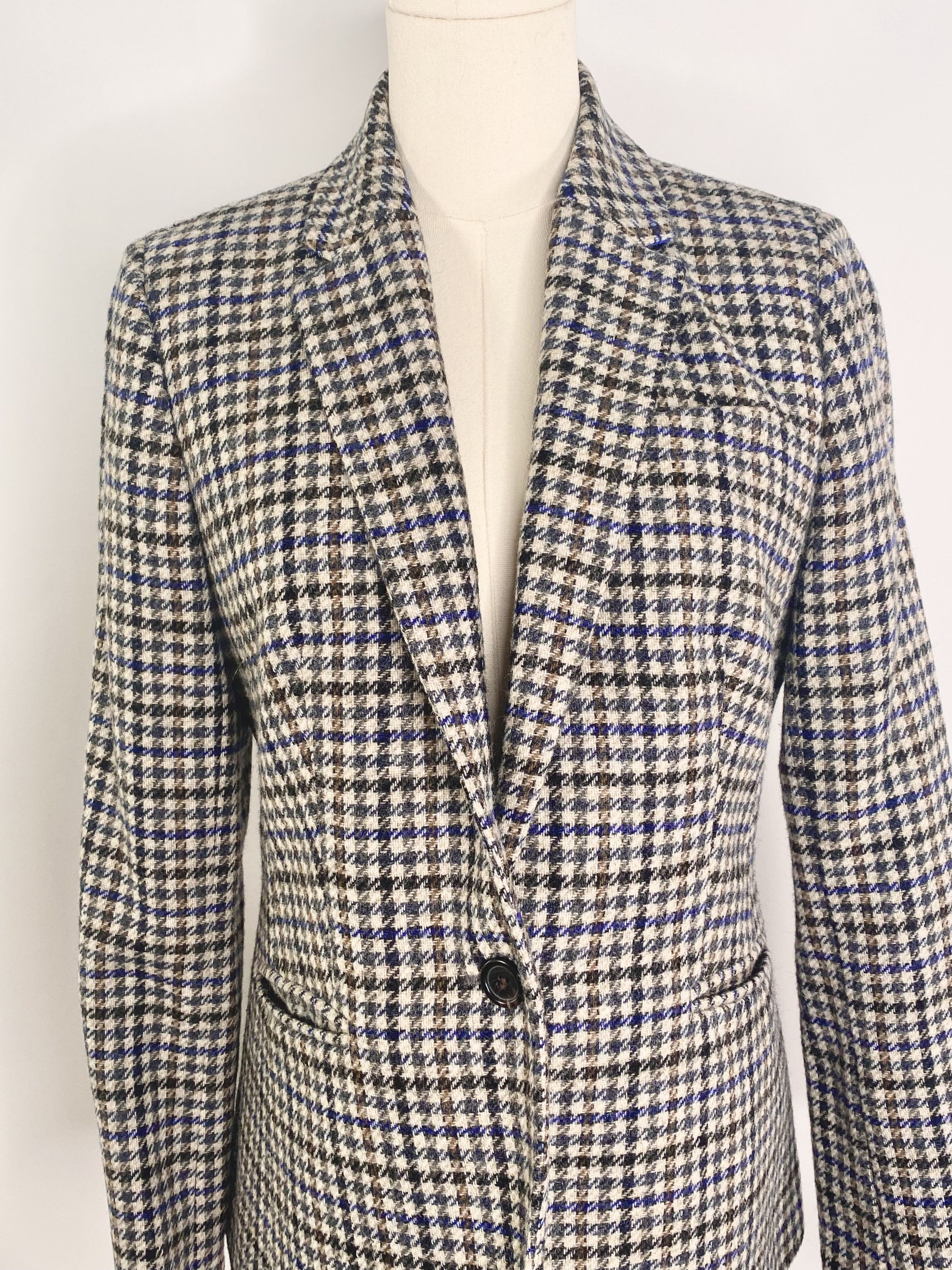 J.Crew J Crew - Houndstooth Blazer Coat Size M / US 6-8 / IT 42-44 - 7 Thumbnail