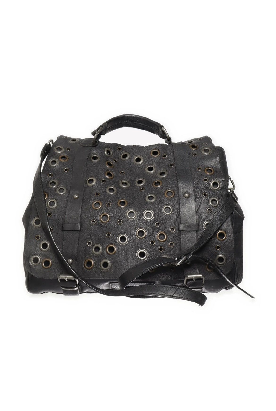 Other Leather Bag With Metal Eyelets Size ONE SIZE - 1 Thumbnail