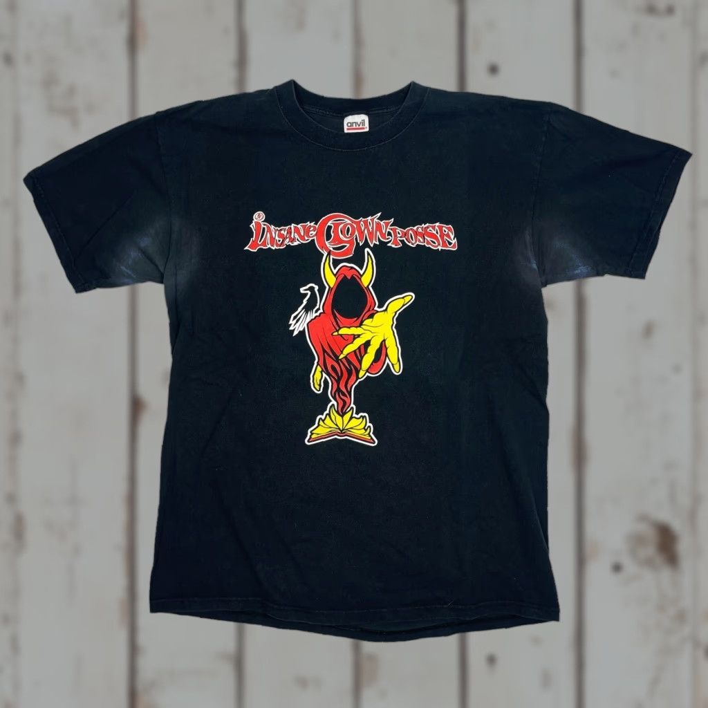 Anvil VTG Anvil TShirt Shirt Mens L Black Insane Clown Posse The Wraith Tour Concert 2002 Size US L / EU 52-54 / 3 - 1 Thumbnail