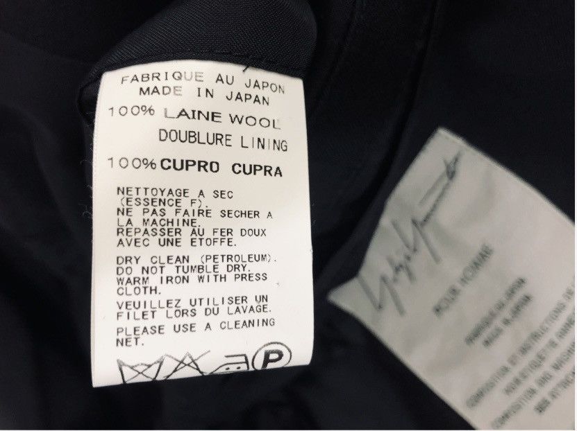 Yohji Yamamoto Yohji Yamamoto 🇯🇵 Pour Homme Nero Wool Dual Drape Coat 2 NWT Size US M / EU 48-50 / 2 - 5 Thumbnail
