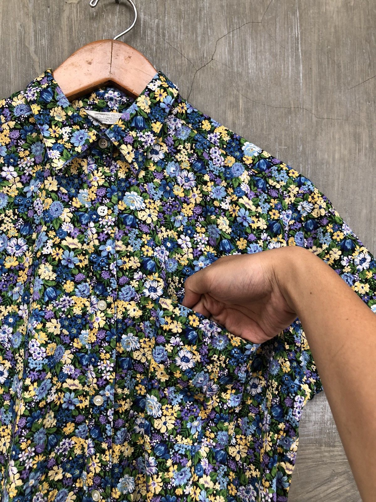 Japanese Brand Gsenbarg Floral Pattern Women Button Up Shirt Size S / US 4 / IT 40 - 4 Thumbnail