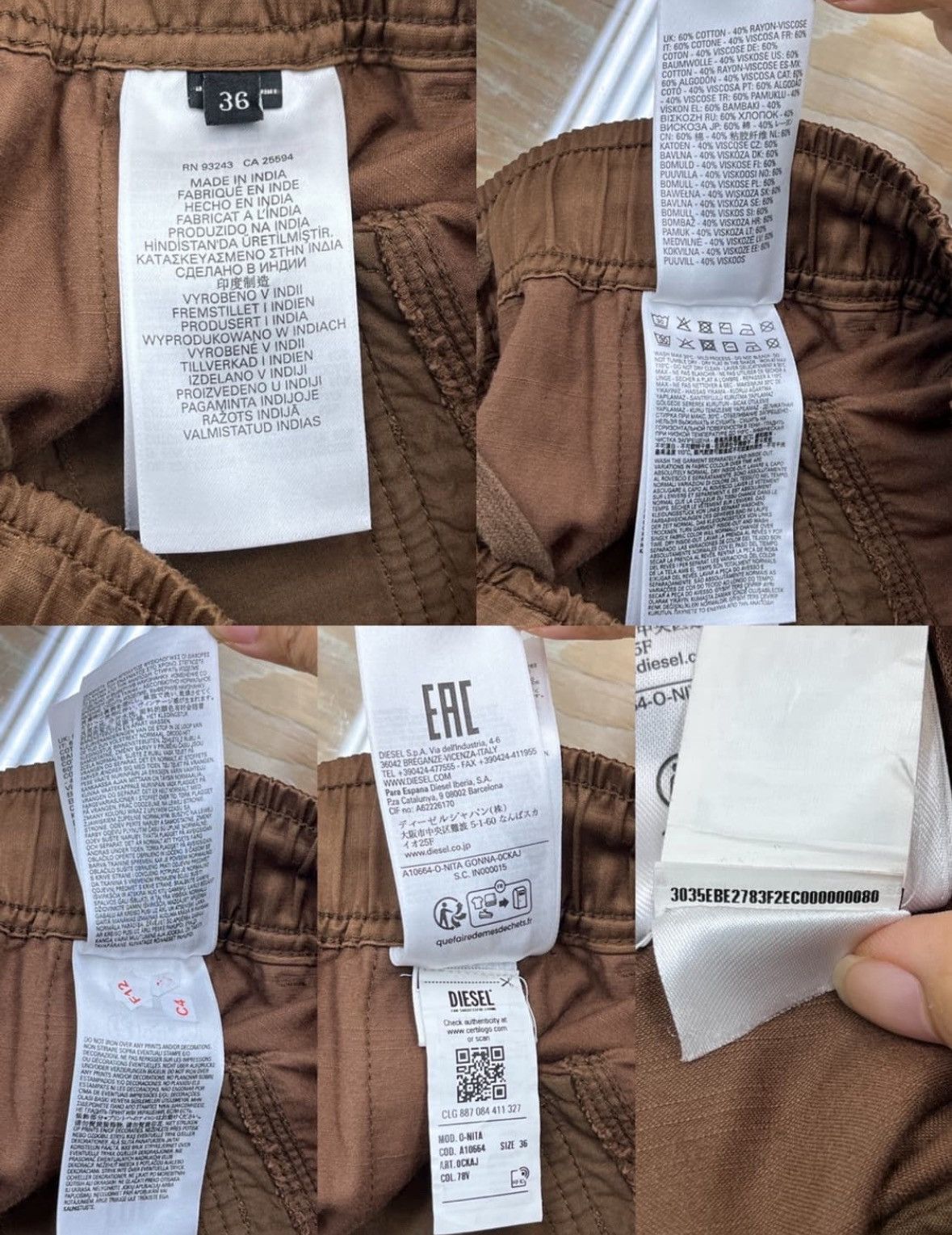 Diesel Diesel O-nita cargo skirt Size 26" / US 2 / IT 38 - 6 Thumbnail
