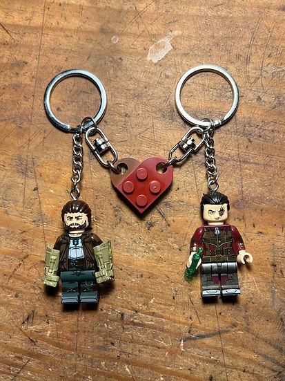 Cartoon Network × Handmade irritated studio arcane silco vander minifigure keychain Size ONE SIZE - 3 Thumbnail