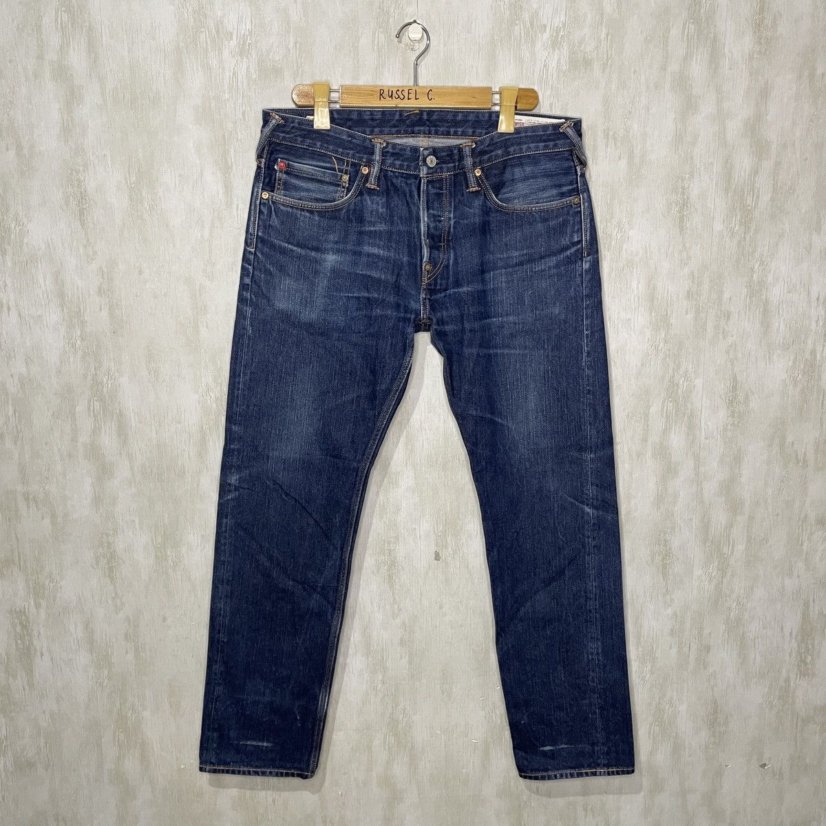 Evisu Evisu Japan Yellow Seagull Denim Jeans Size US 36 / EU 52 - 4 Thumbnail