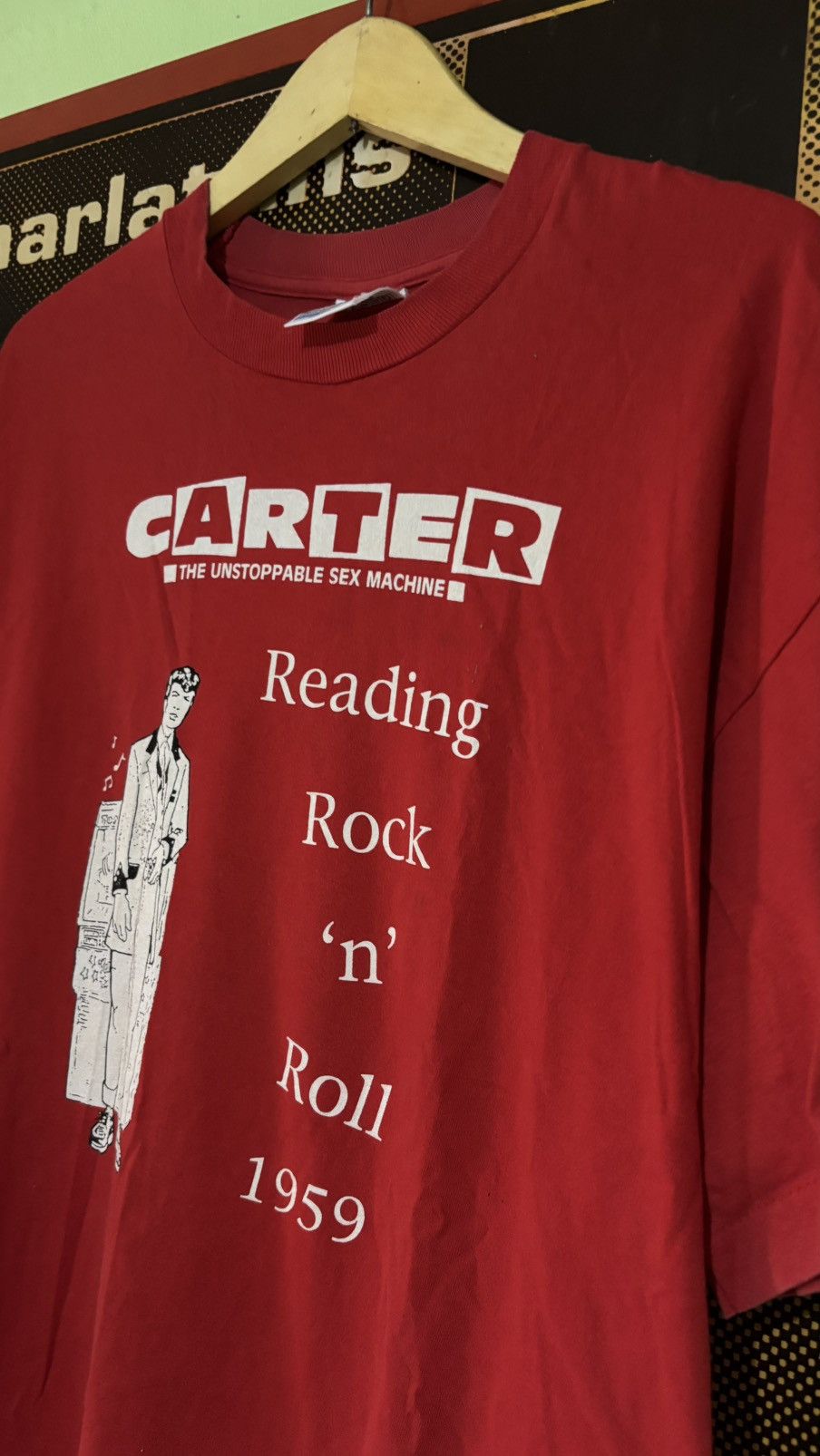 Band Tees Carter the Unstoppable Sex Machine,The Charlatans,Shed Seven Size US XL / EU 56 / 4 - 5 Thumbnail
