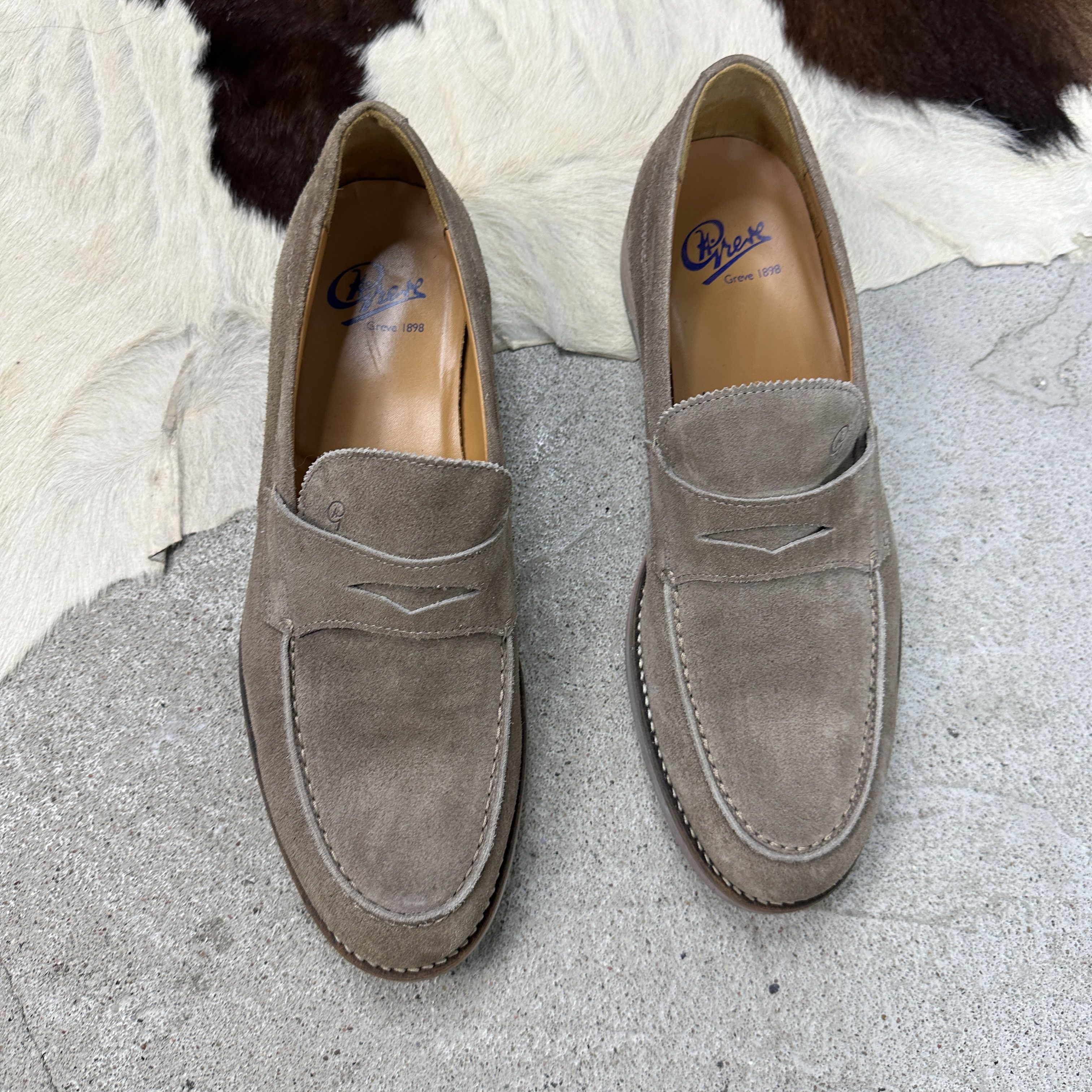 Vintage Vintage Elegant Preppy Old Money Leather Gireve Moccasins Size US 12 / EU 45 - 2 Thumbnail