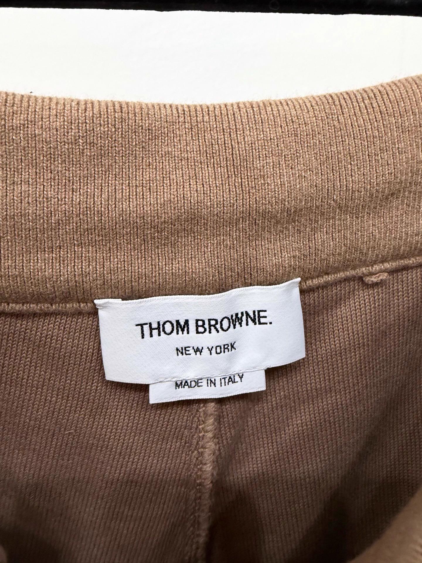 Thom Browne Thom Browne 99 New Beige Wool Cashmere Sweatpants 36 Size US 36 / EU 52 - 6 Thumbnail