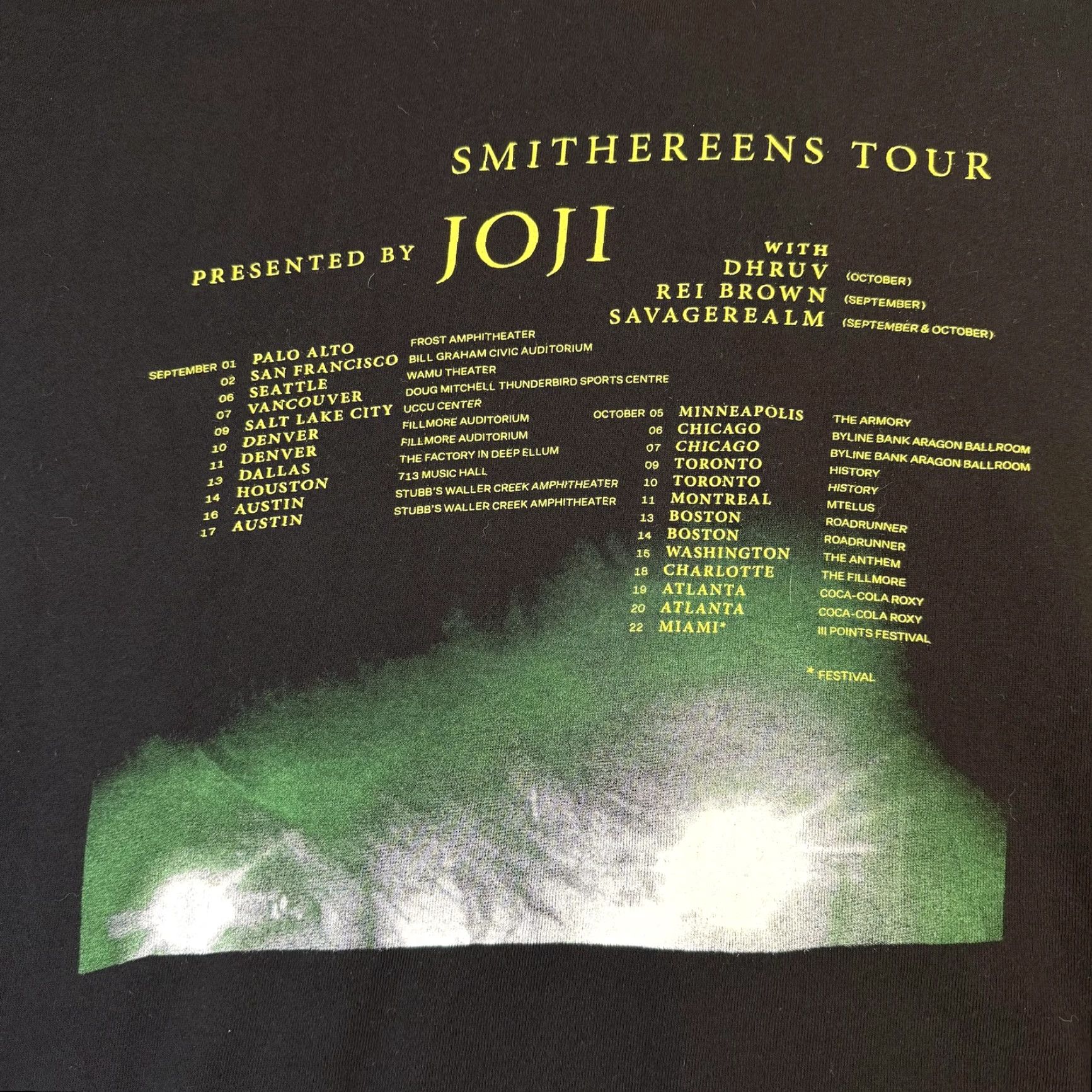 Vintage Joji Smithereens Tour Hoodie Mens Large Black Pullover Embroidered Concert Size US L / EU 52-54 / 3 - 6 Thumbnail