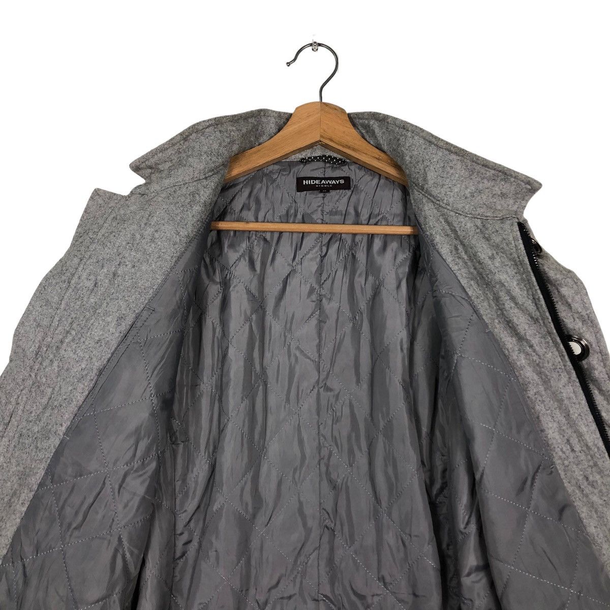 Japanese Brand 🔥Vintage Wool Biker Jacket Hideaways Nicole Issey Miyake Size US M / EU 48-50 / 2 - 14 Thumbnail