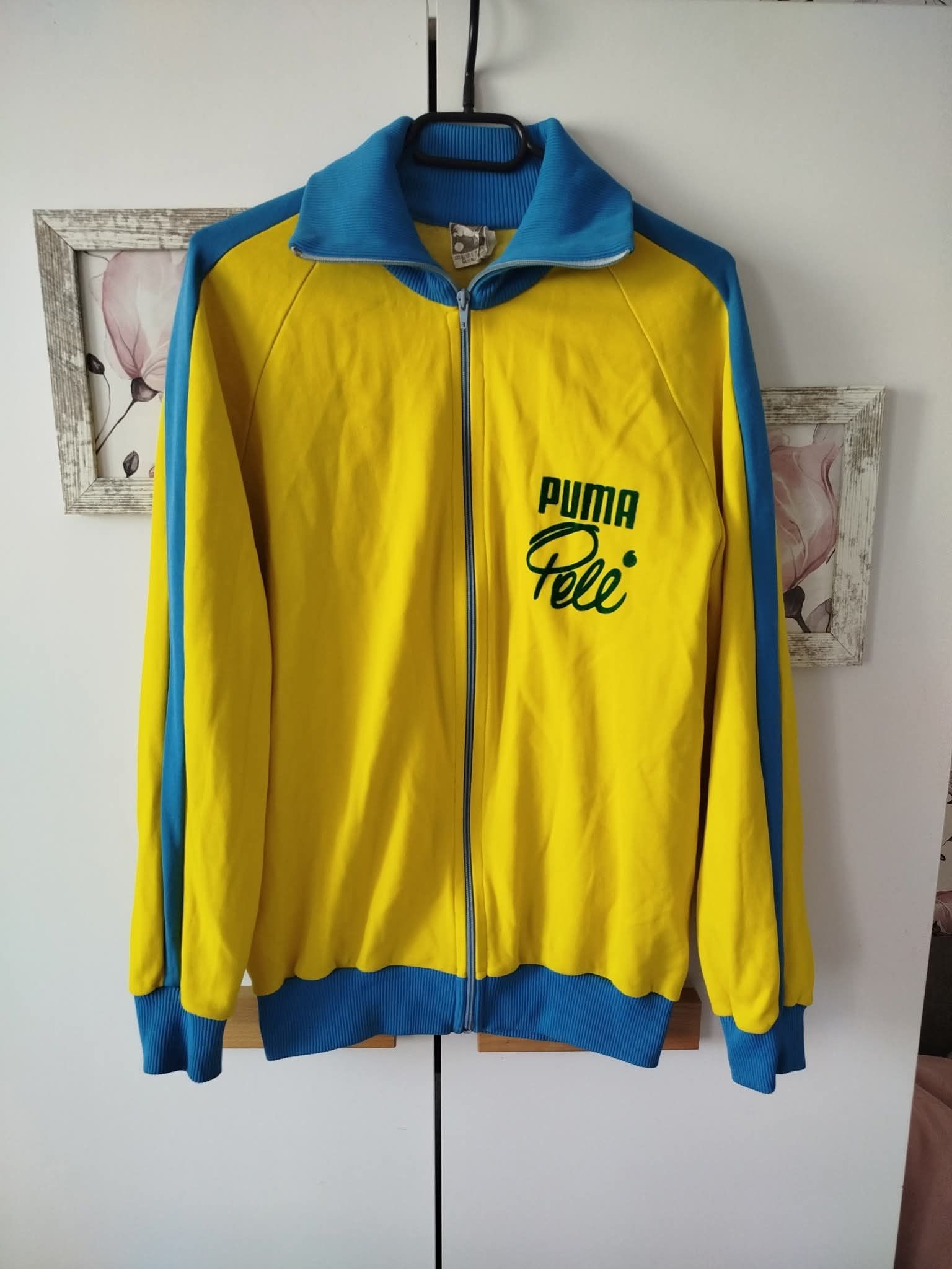 Puma Puma x Pelé Brasil Zip Football Rare Vintage 80's Size US S / EU 44-46 / 1 - 1 Thumbnail