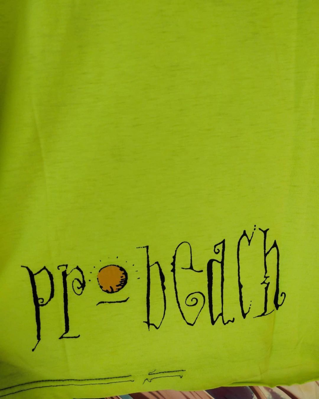 Adidas × Vintage Vintage Adidas Pro Beach Trefoil Yellow Tee Size US L / EU 52-54 / 3 - 3 Thumbnail