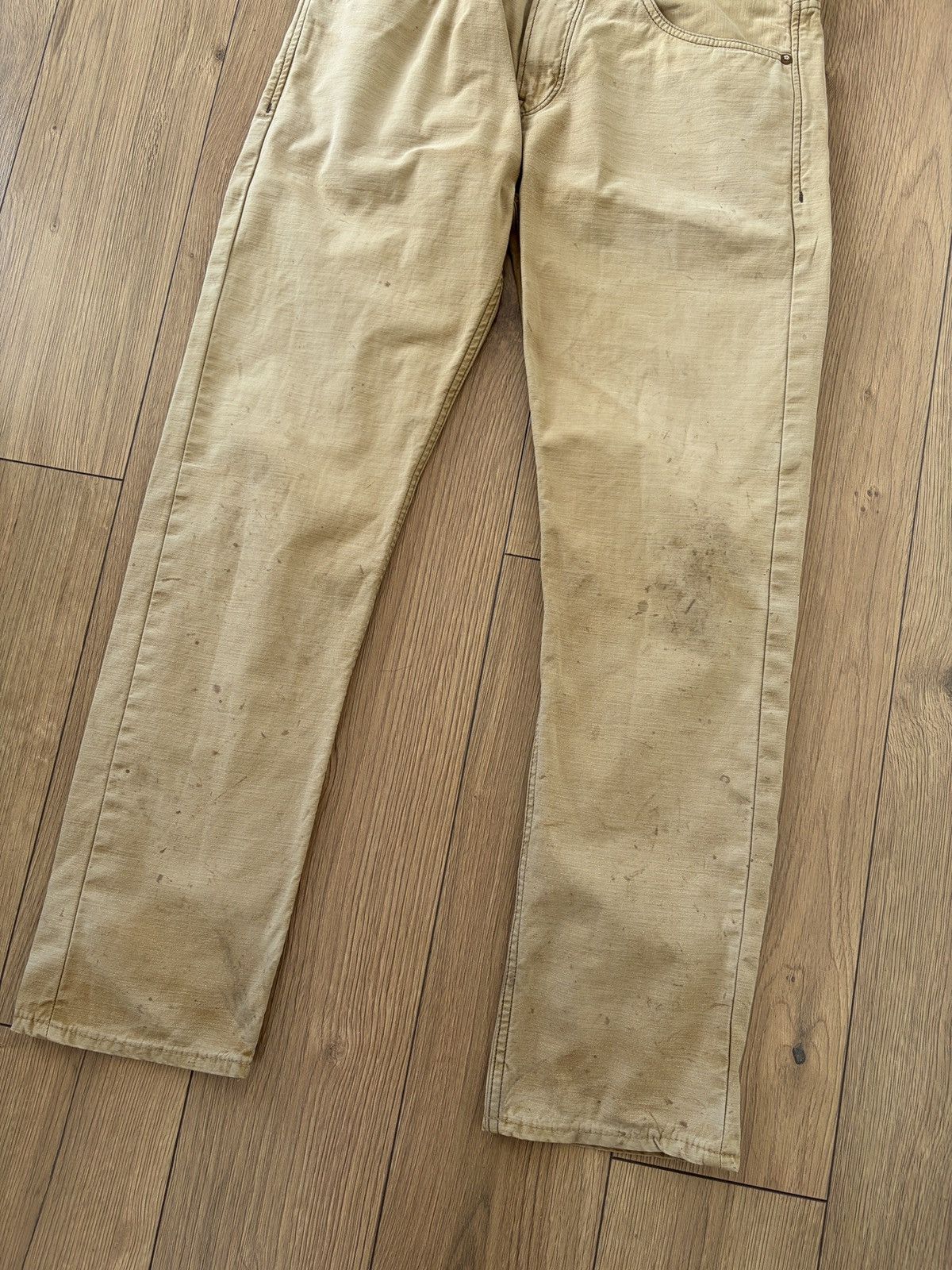 Scarti-Lab Scarti-Lab Stained Faded Sand Chino 06RS SG824 Size US 32 / EU 48 - 5 Thumbnail