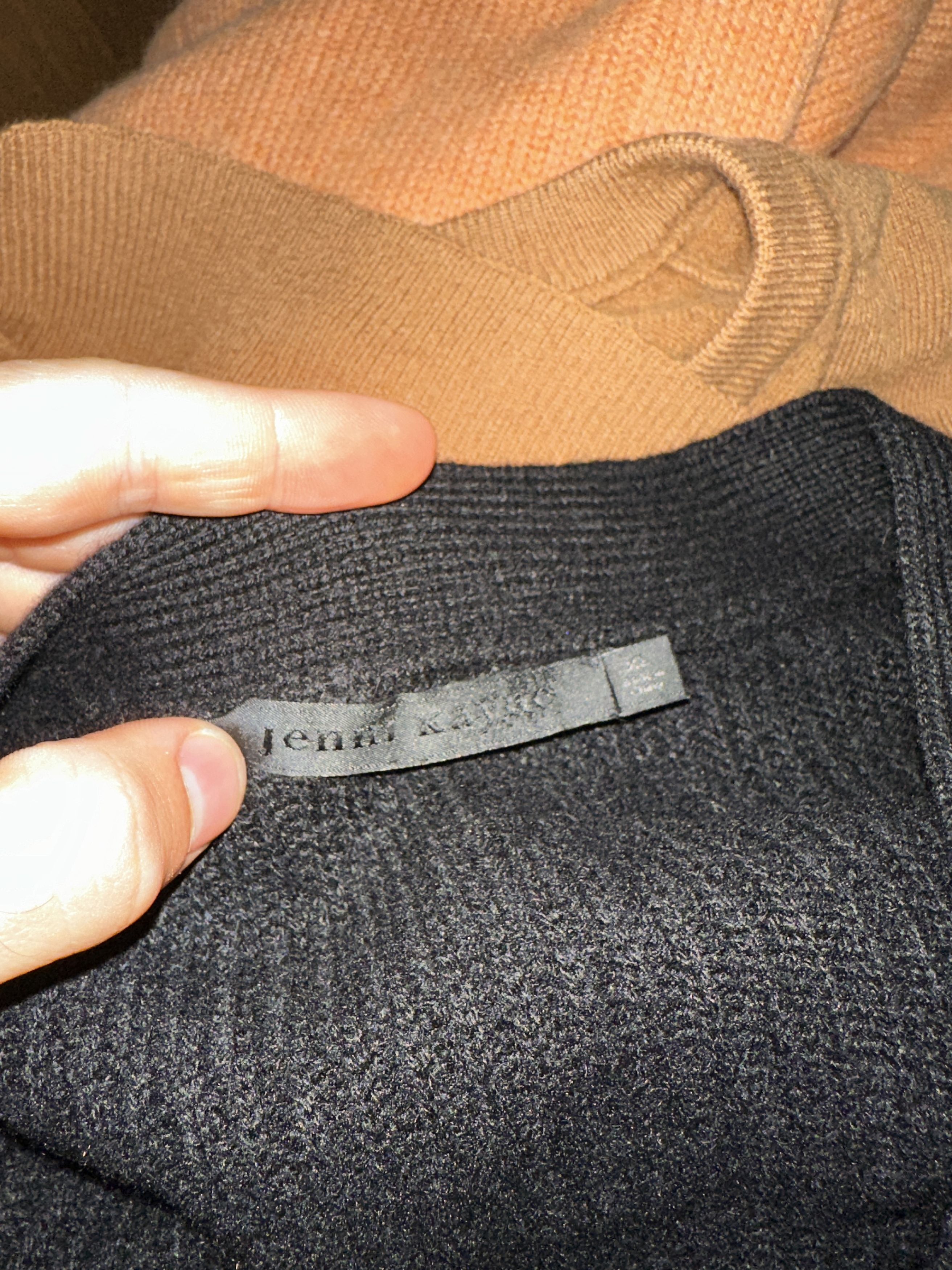 Other Jenni Kayne Knit Cardigan Pure Cashmere Black Size XL Size XL / US 12-14 / IT 48-50 - 3 Thumbnail