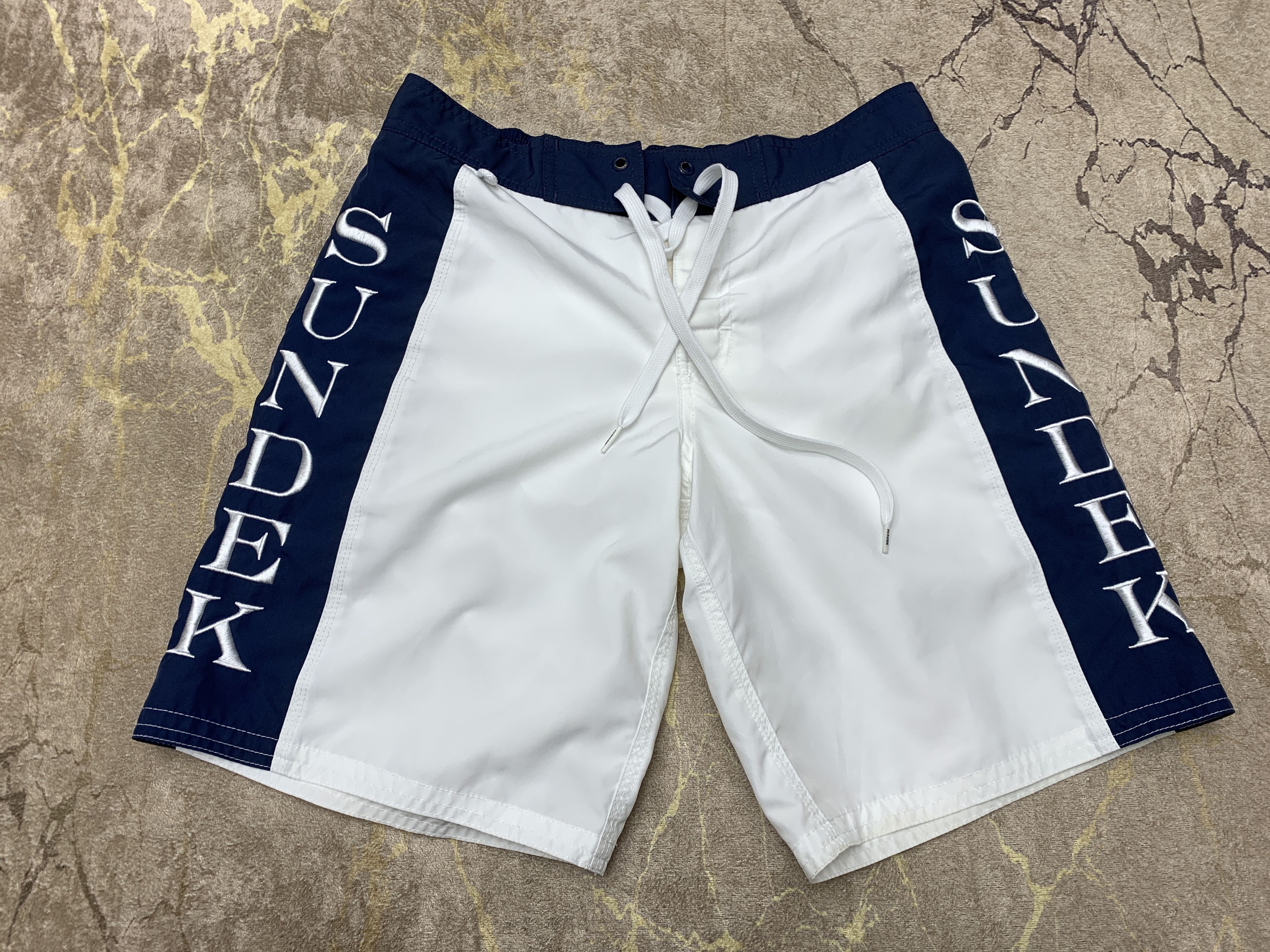 Sundek Sundek M Beach Board Shorts Trunks Bath Suit Size M 33 34 Size US 33 - 13 Thumbnail